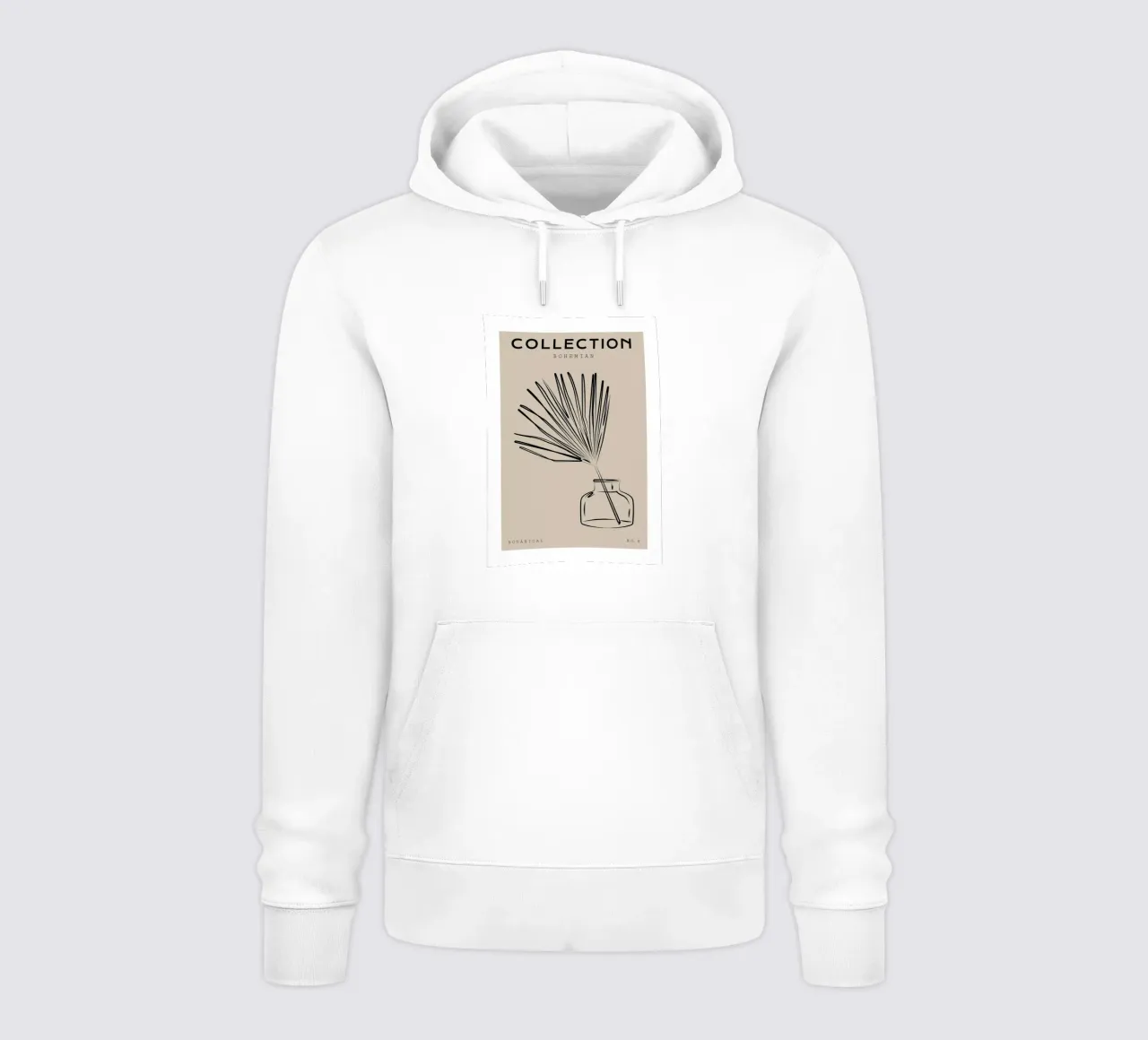 Boho Bohemian 10 Vase Palm sudadera con capucha de Boho Print Collection
