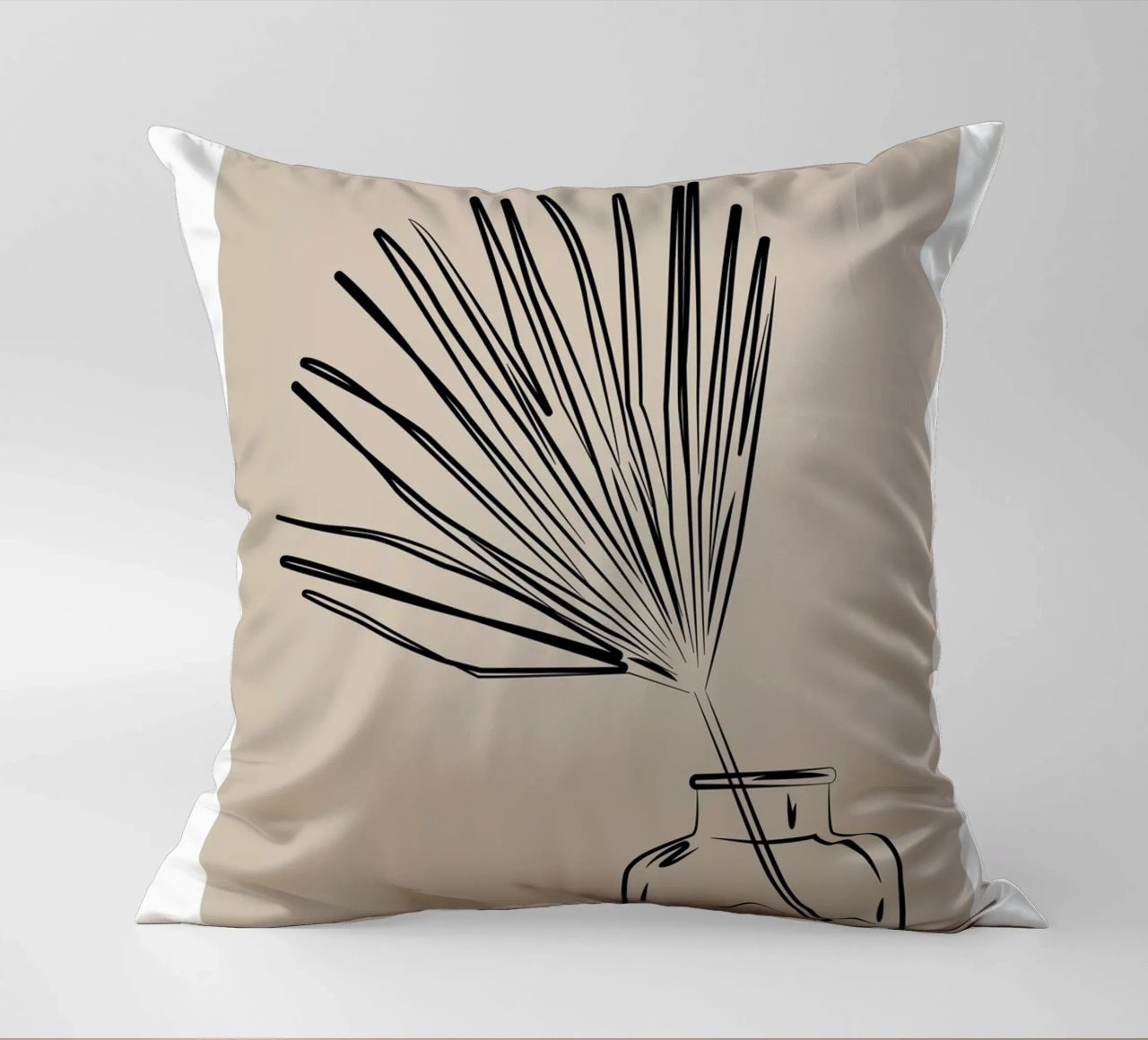Boho Bohemian 10 Vase Palm cuscino da Boho Print Collection