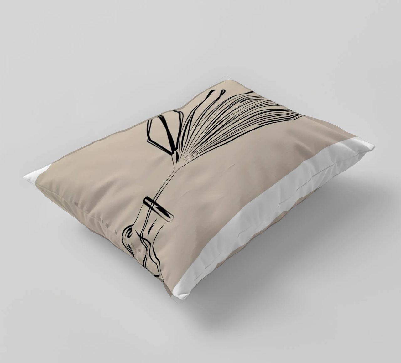 Boho Bohemian 10 Vase Palm cuscino da Boho Print Collection