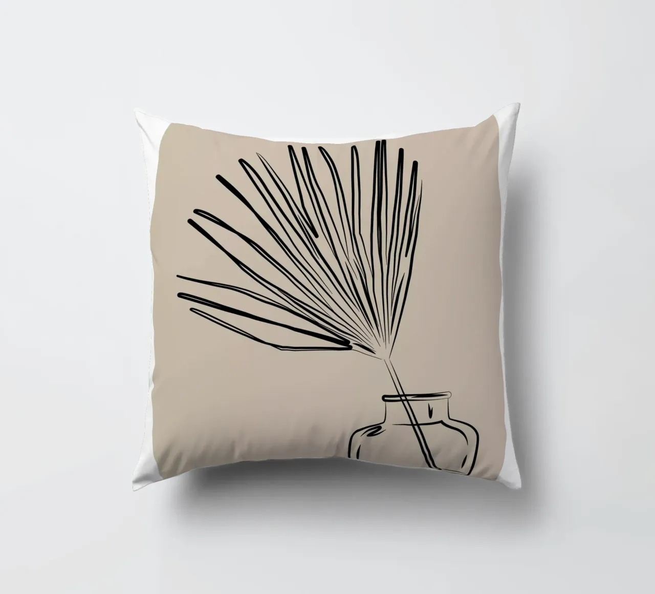 Boho Bohemian 10 Vase Palm cuscino da Boho Print Collection
