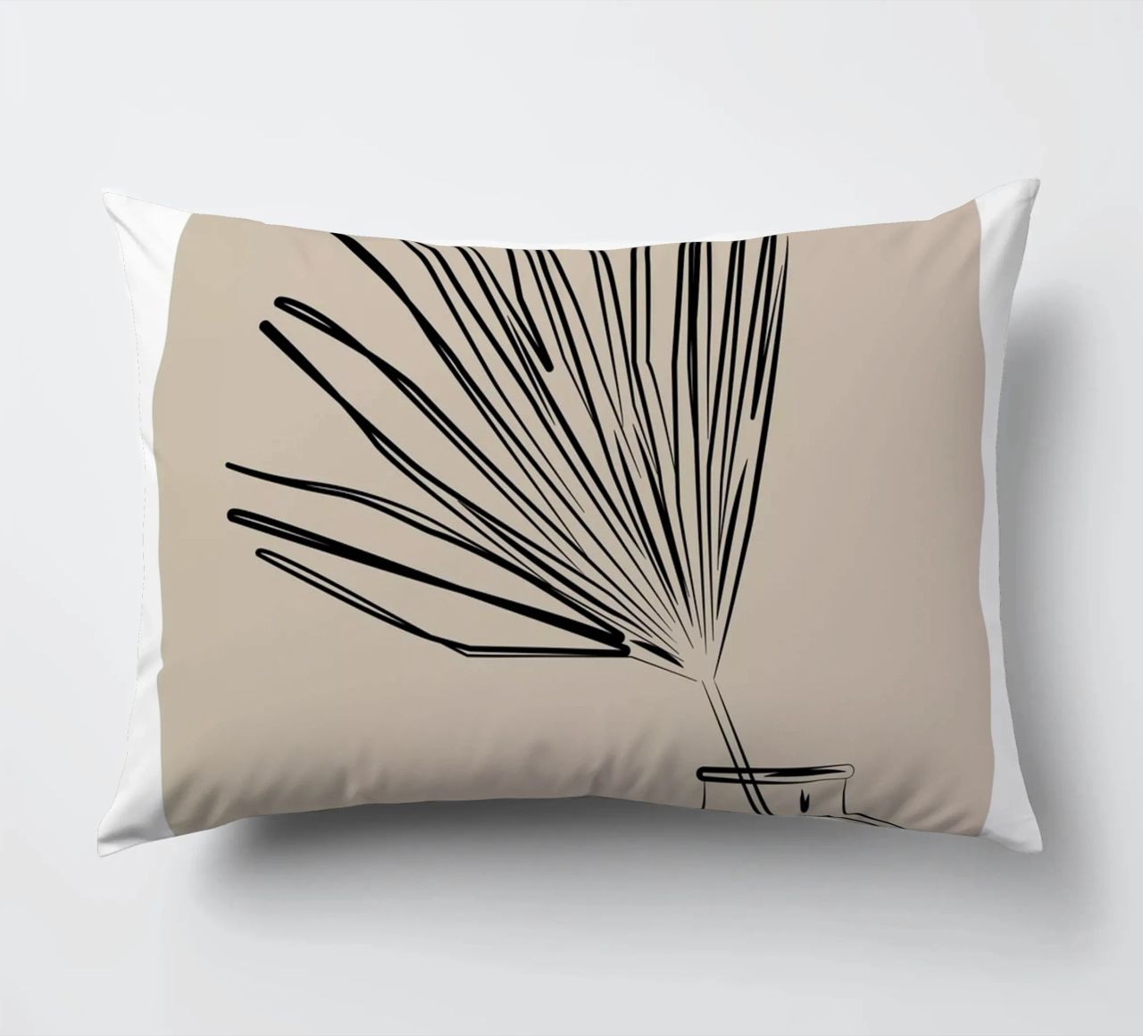 Boho Bohemian 10 Vase Palm cuscino da Boho Print Collection