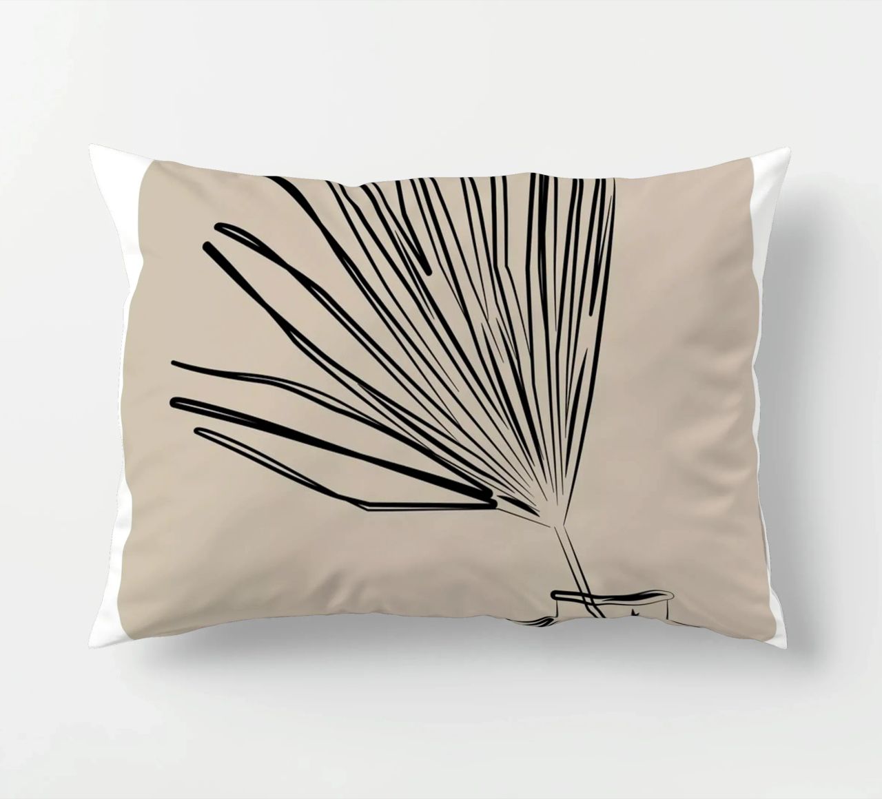 Boho Bohemian 10 Vase Palm cuscino da Boho Print Collection