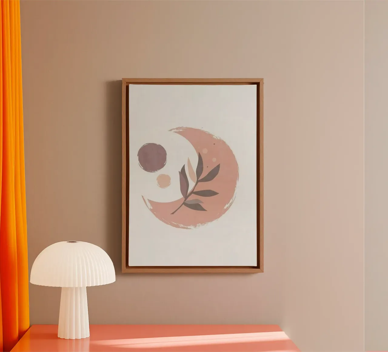 branch and space tela con Cornice a cassetta da throme