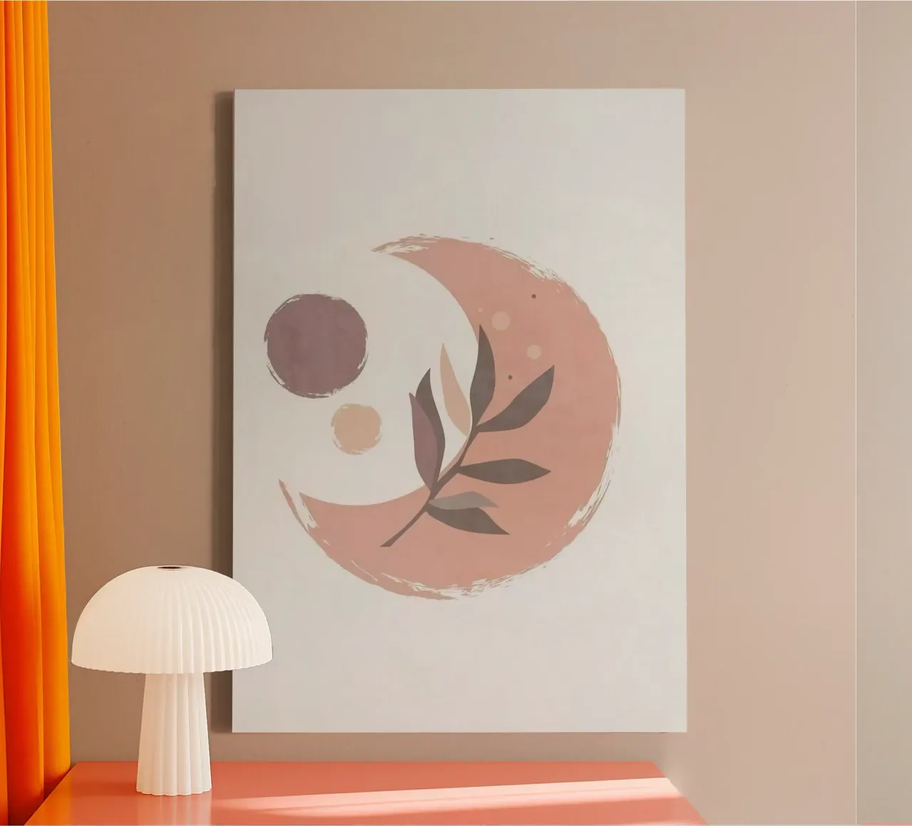 branch and space tela con Cornice a cassetta da throme