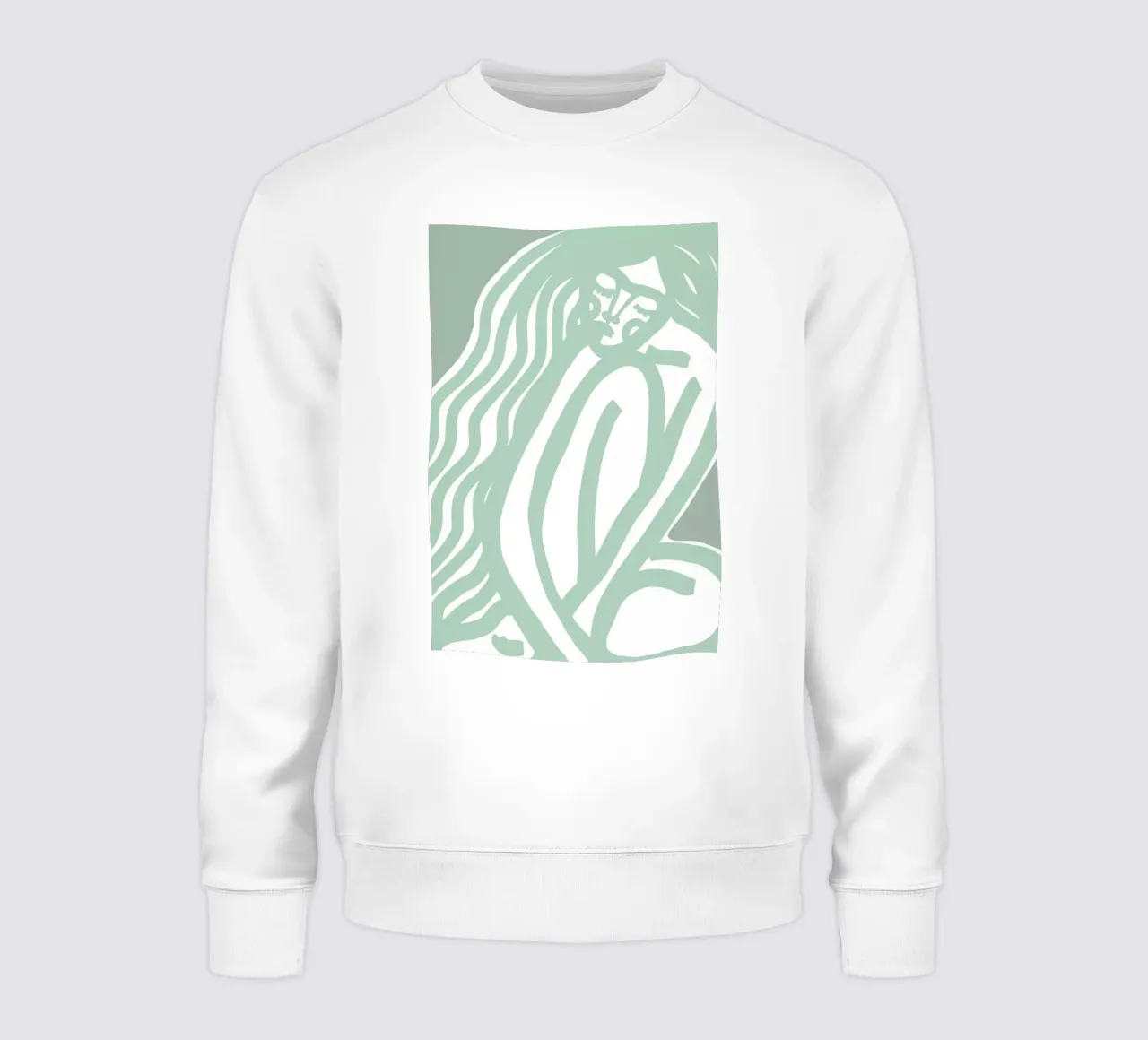 The Silence (mint) felpa da treechild