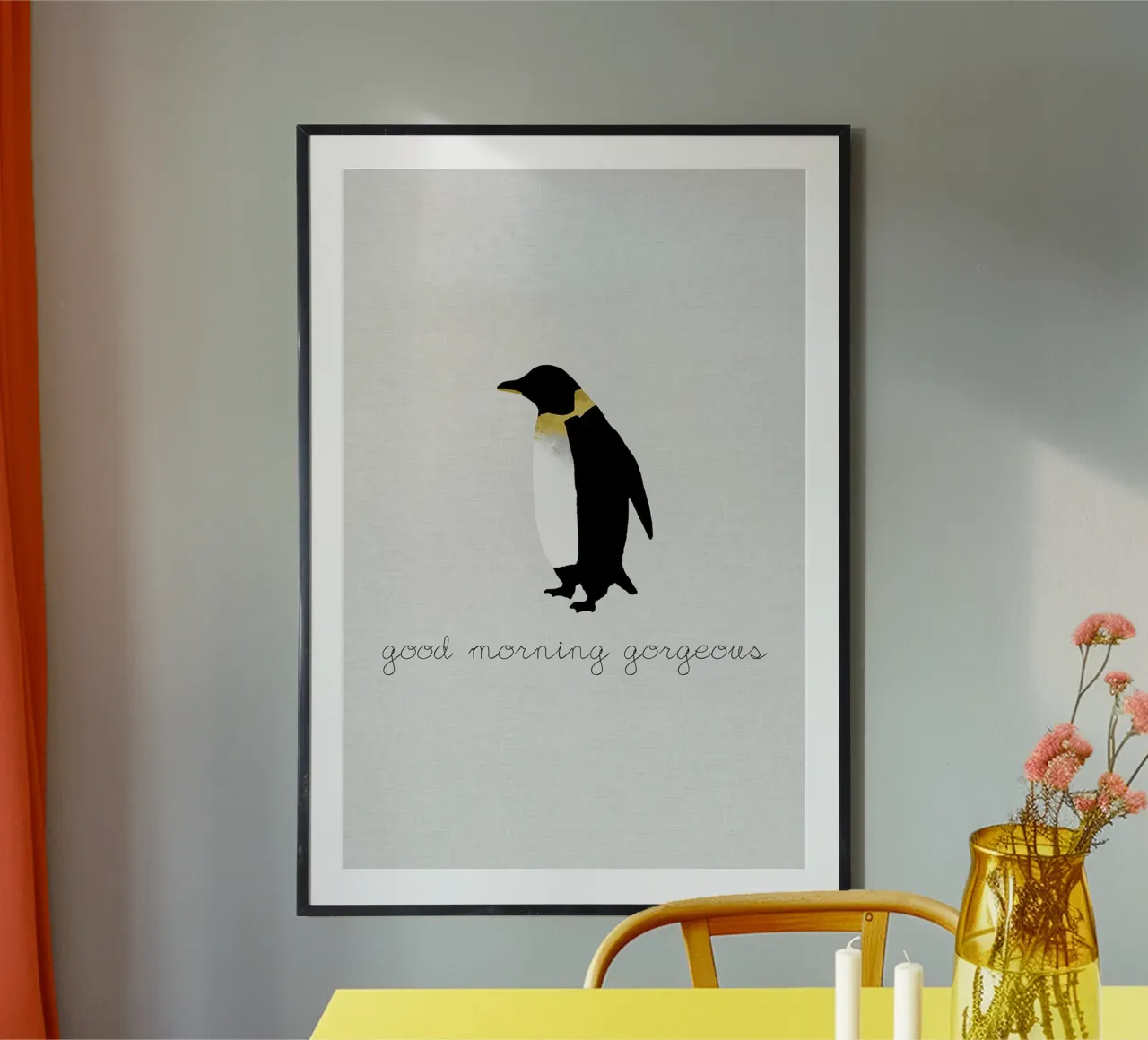 Buongiorno splendore - Set di pinguini poster da David Jackson
