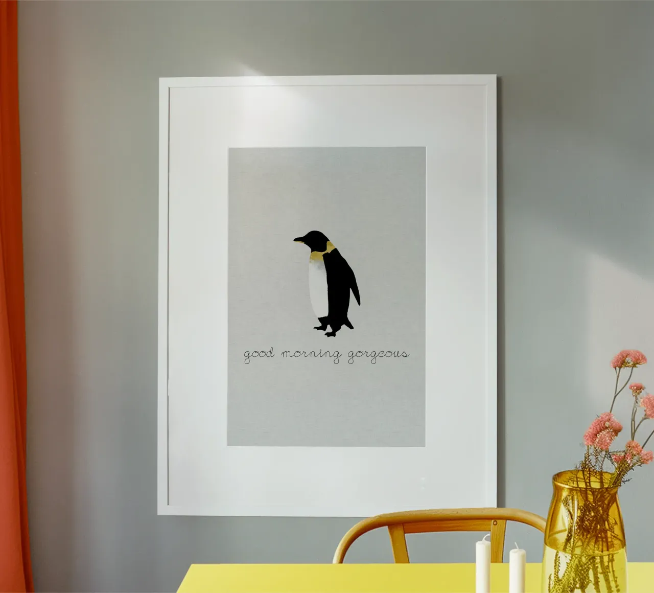 Buongiorno splendore - Set di pinguini poster da David Jackson