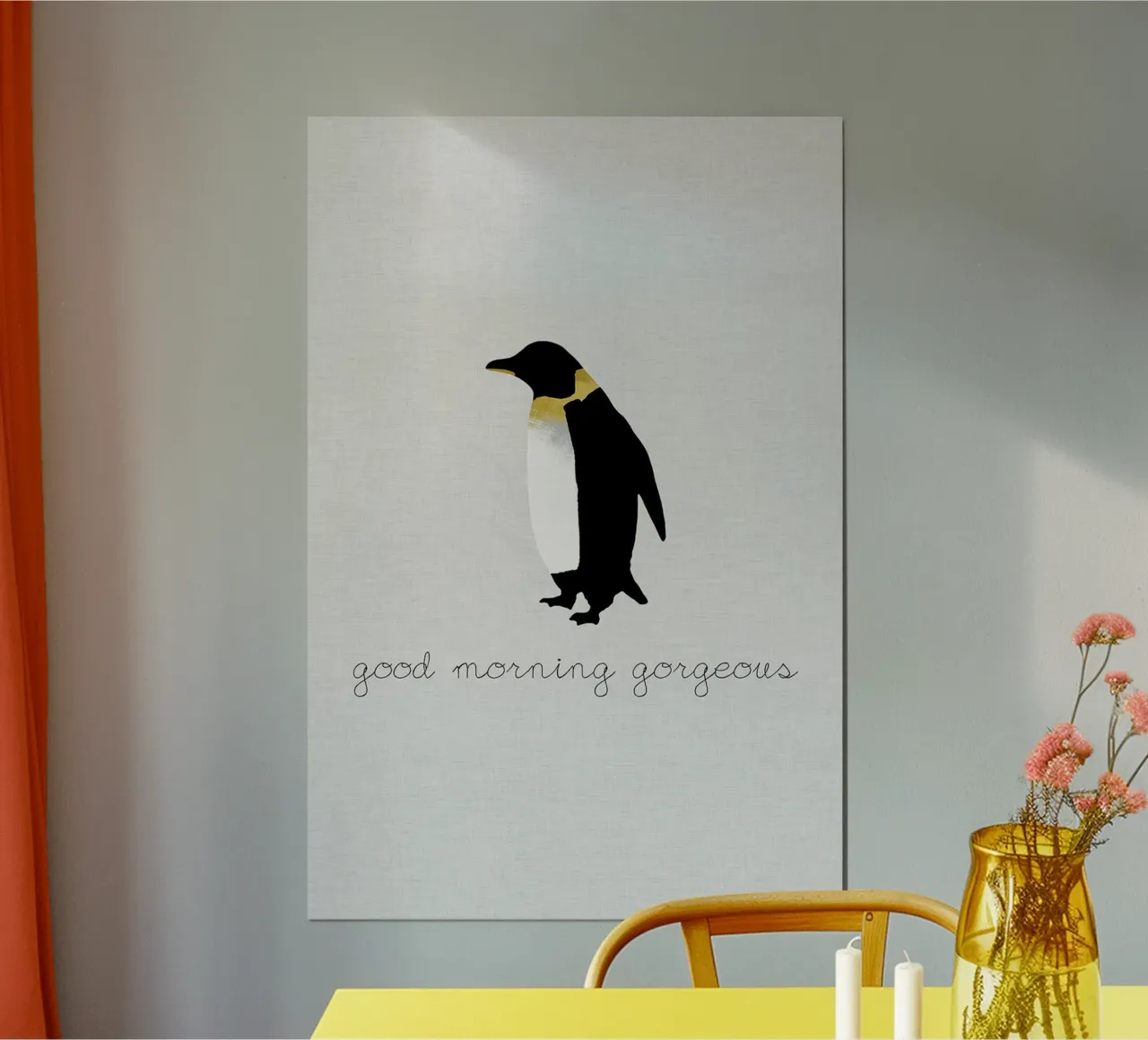 Buongiorno splendore - Set di pinguini poster da David Jackson