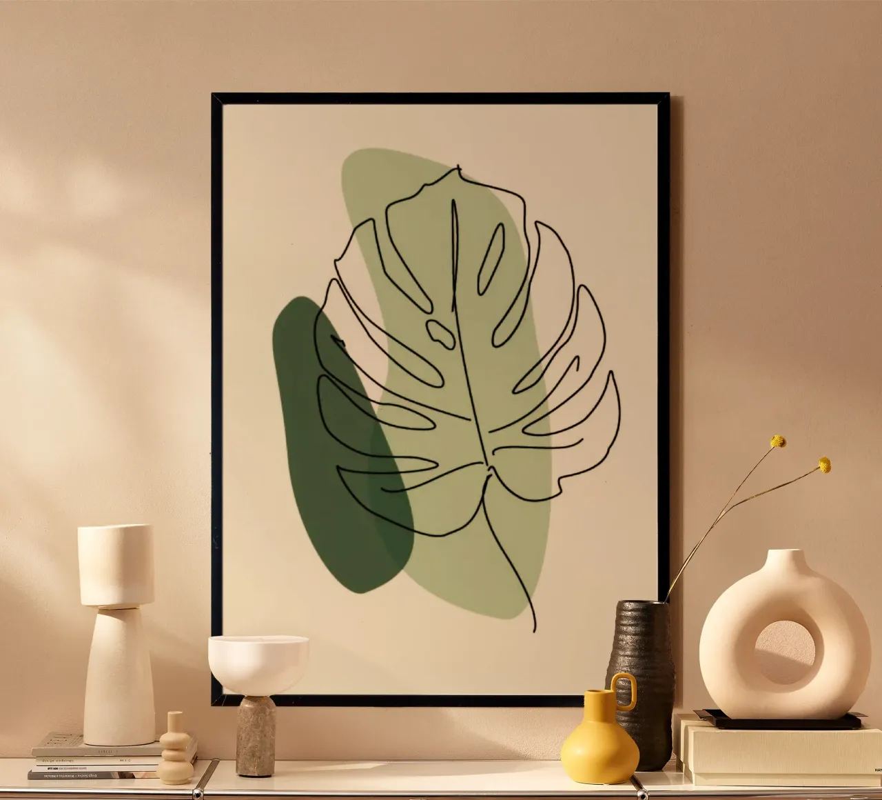leaf and shape poster da throme
