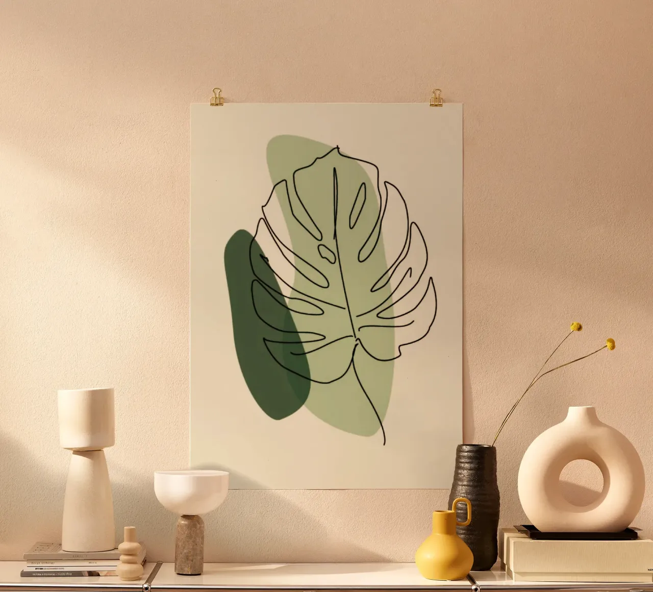 leaf and shape poster da throme