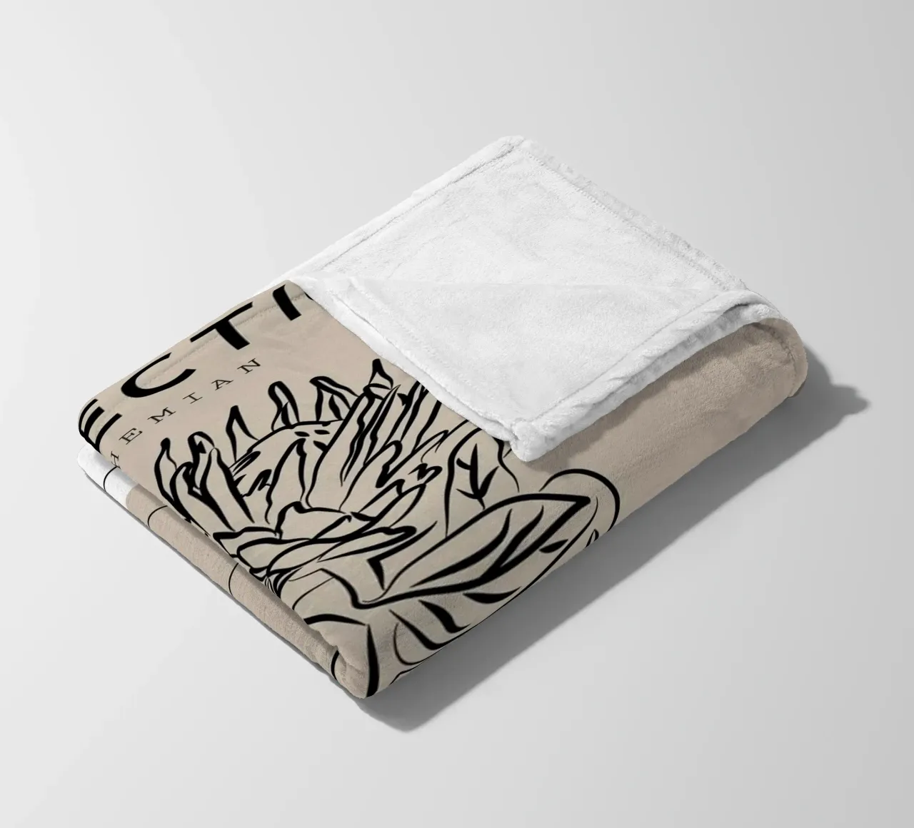 Boho Bohemian 10 Vase Protea coperta in pile da Boho Print Collection