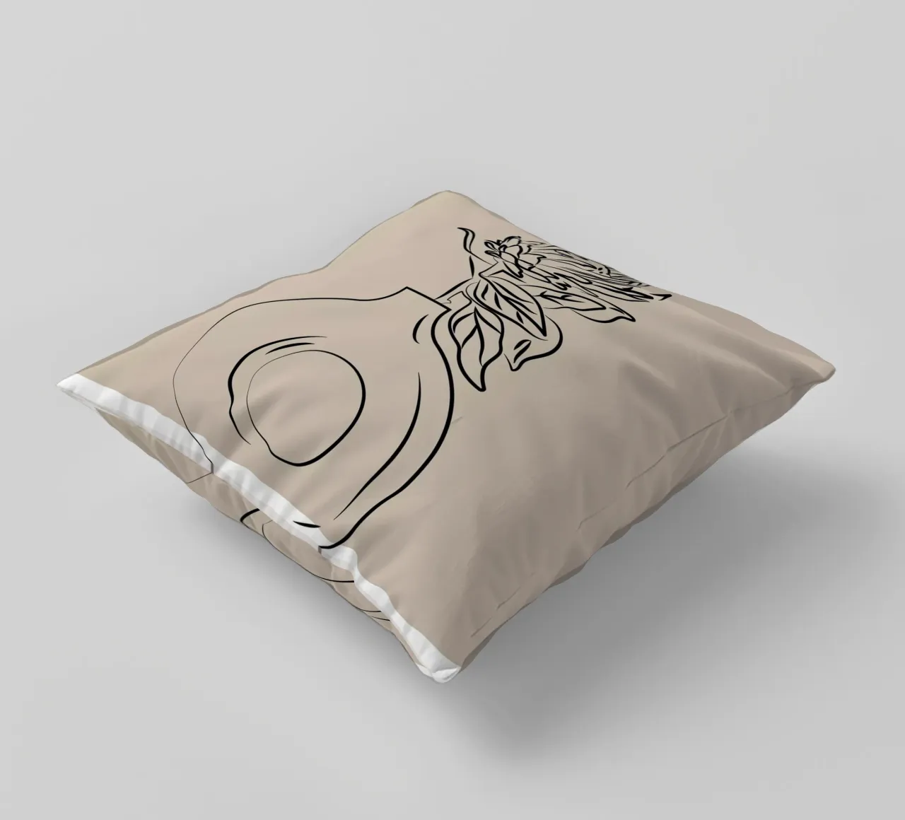 Boho Bohemian 10 Vase Protea cuscino da Boho Print Collection