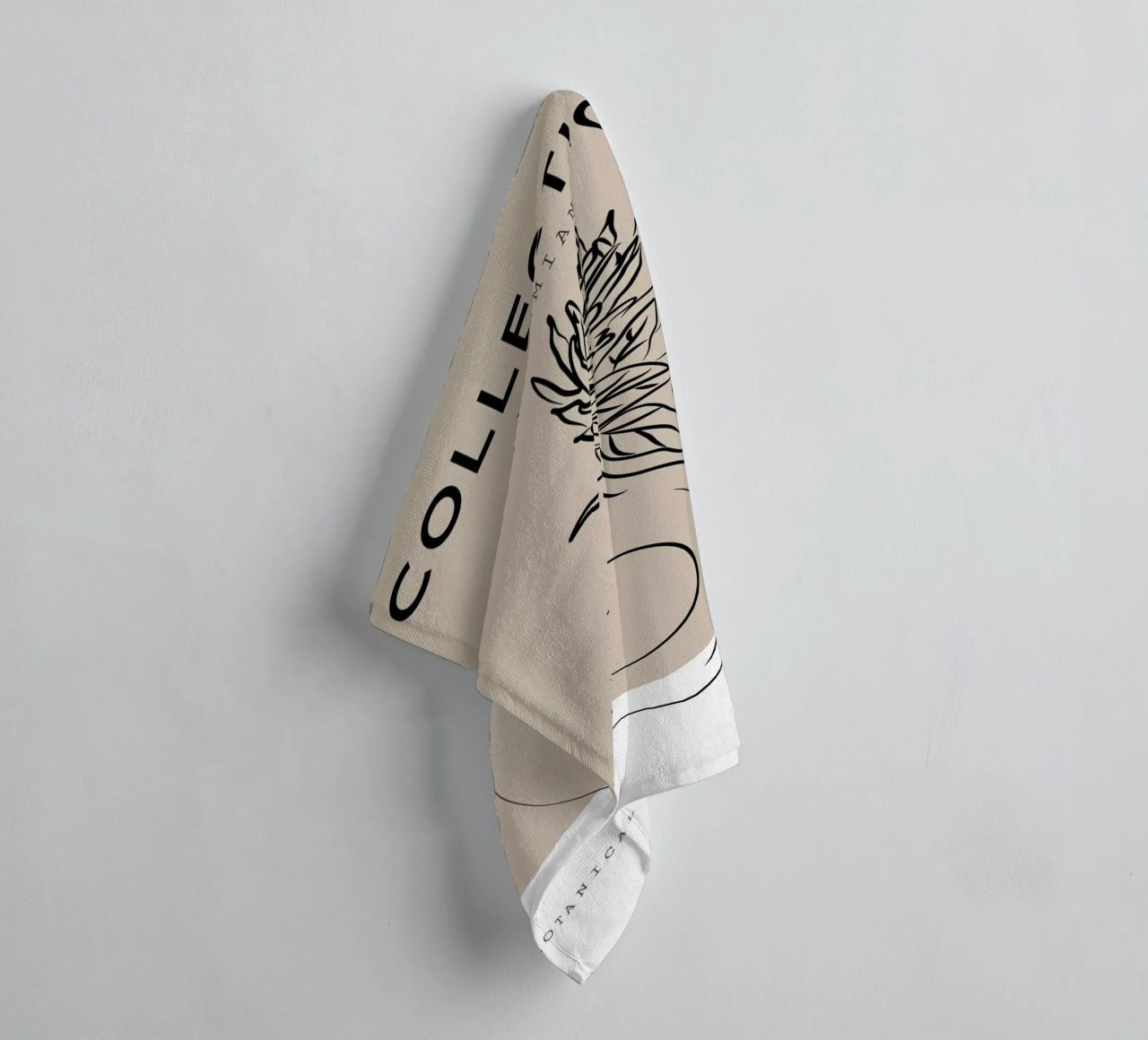 Boho Bohemian 10 Vase Protea towel by Boho Print Collection