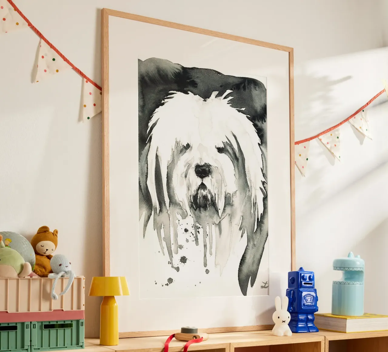 Bobtail poster con telaio in plastica da David Jackson
