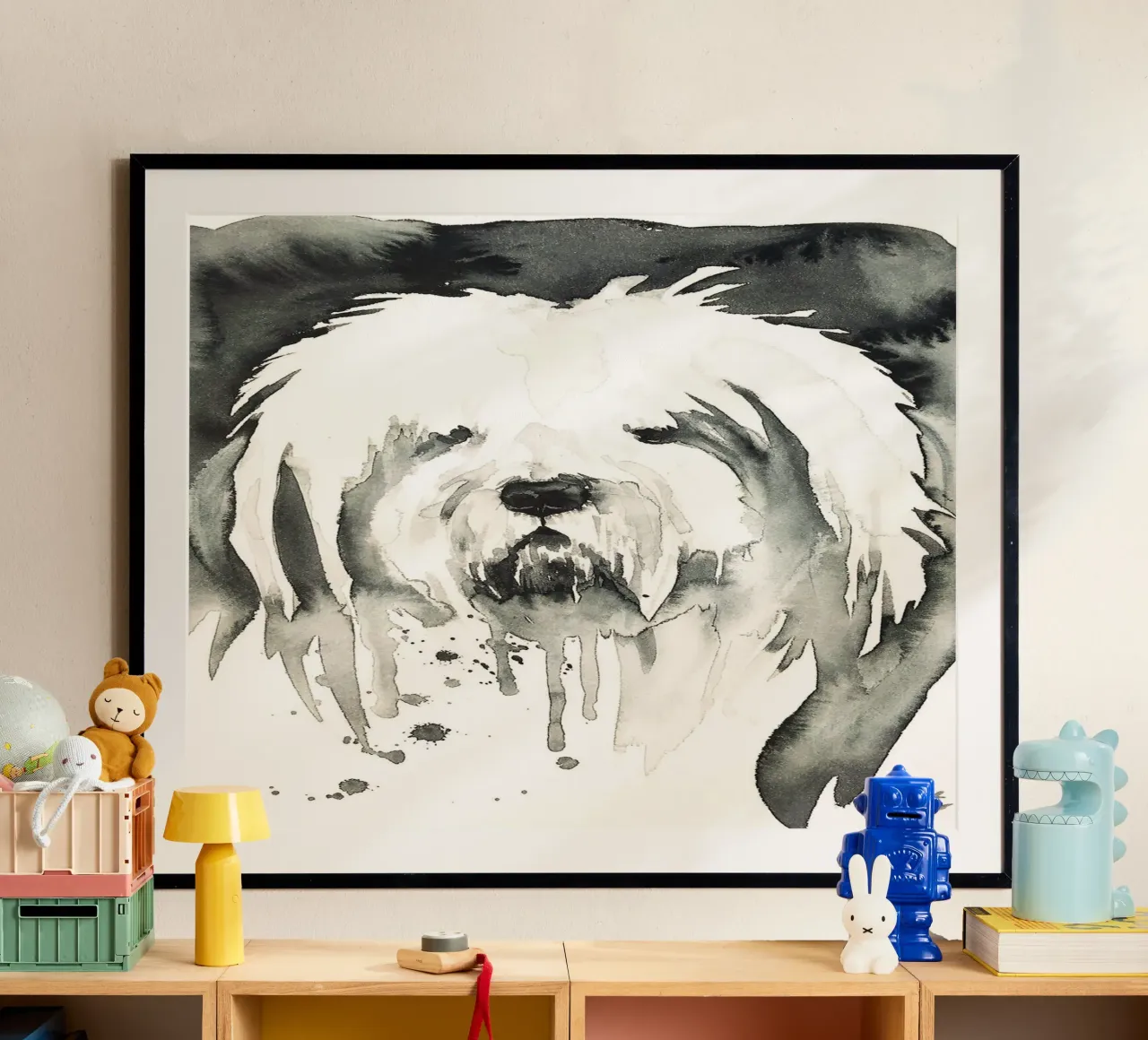 Bobtail poster con telaio in plastica da David Jackson