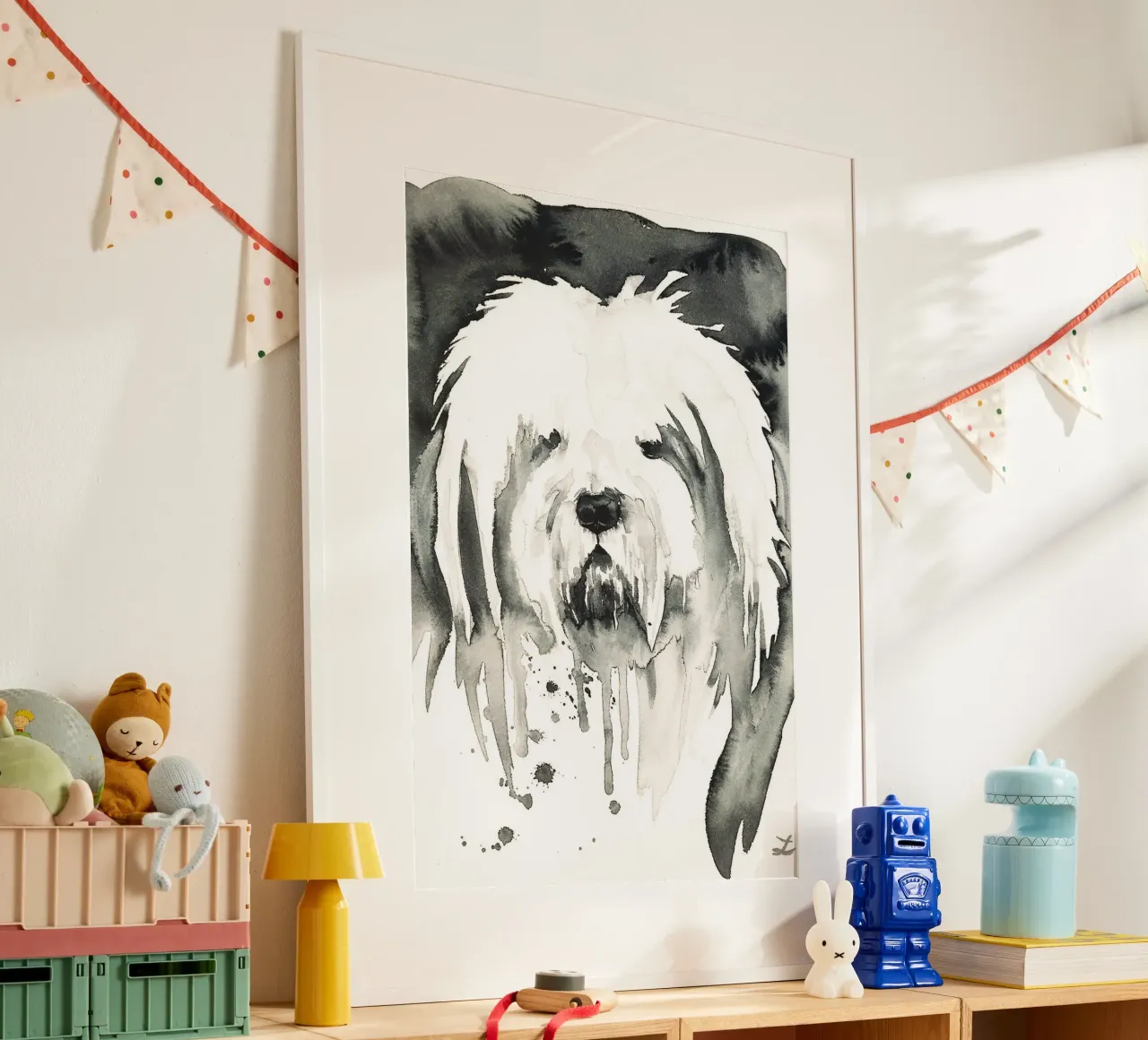 Bobtail poster con telaio in plastica da David Jackson