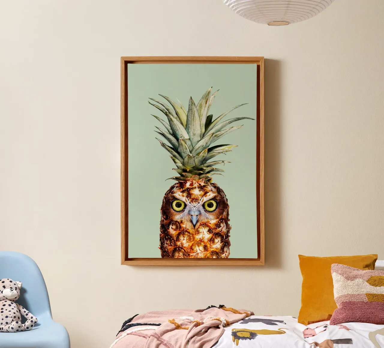 Ananas I di Jonas Loose tela con Cornice a cassetta da David Jackson