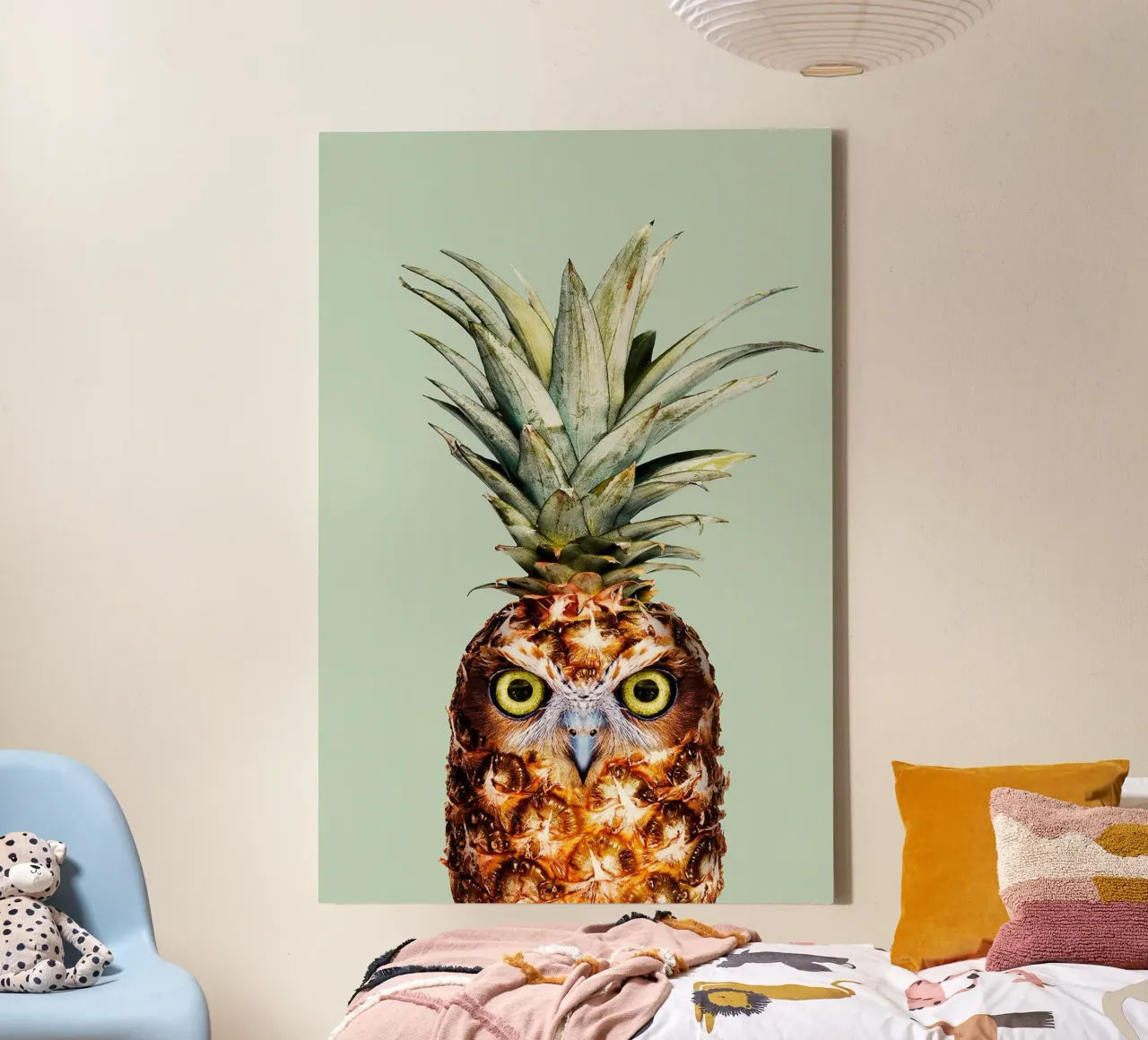 Ananas I di Jonas Loose tela con Cornice a cassetta da David Jackson