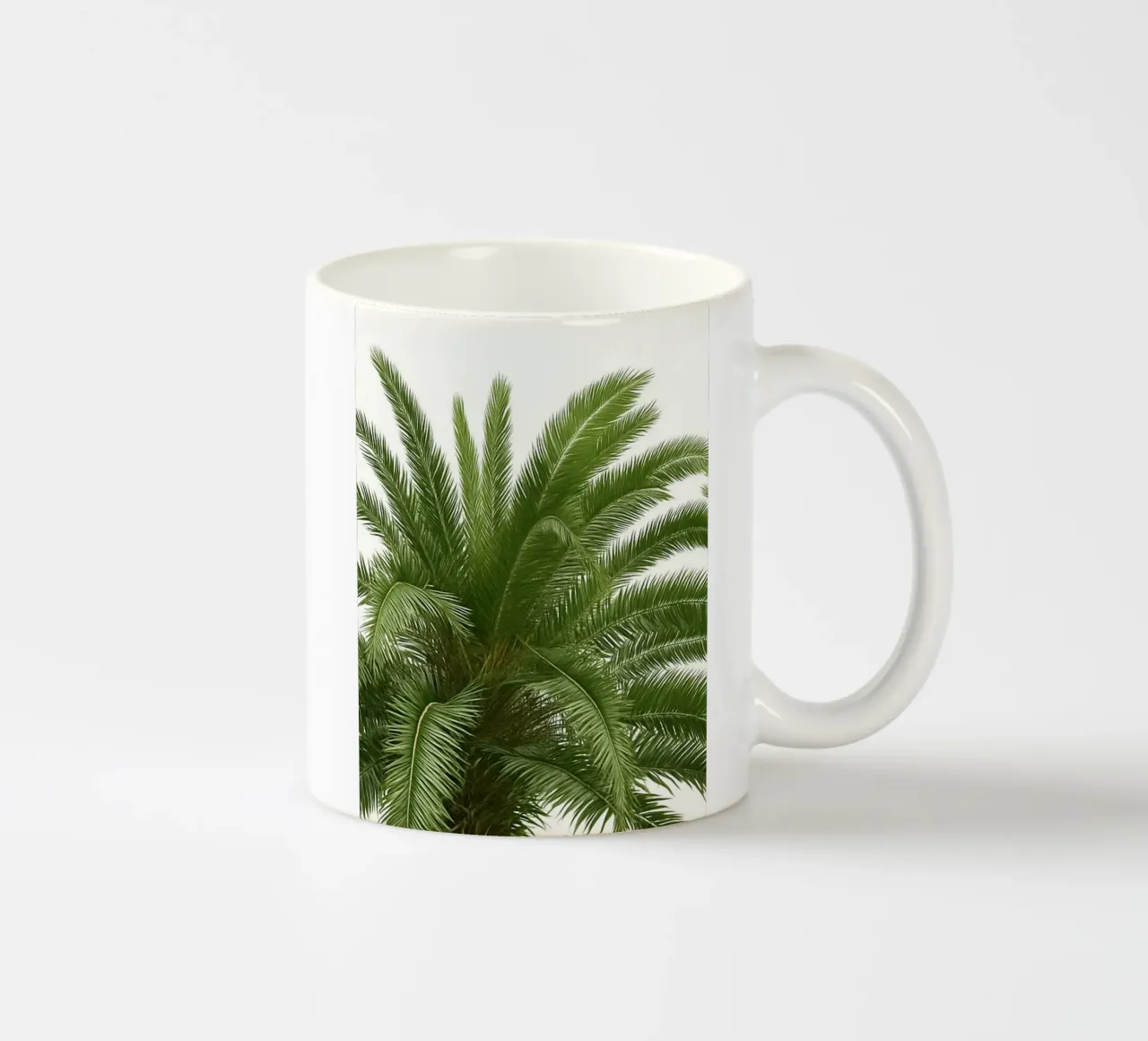 Palma tropicale Green Vibes tazza in ceramica da Casa Calm