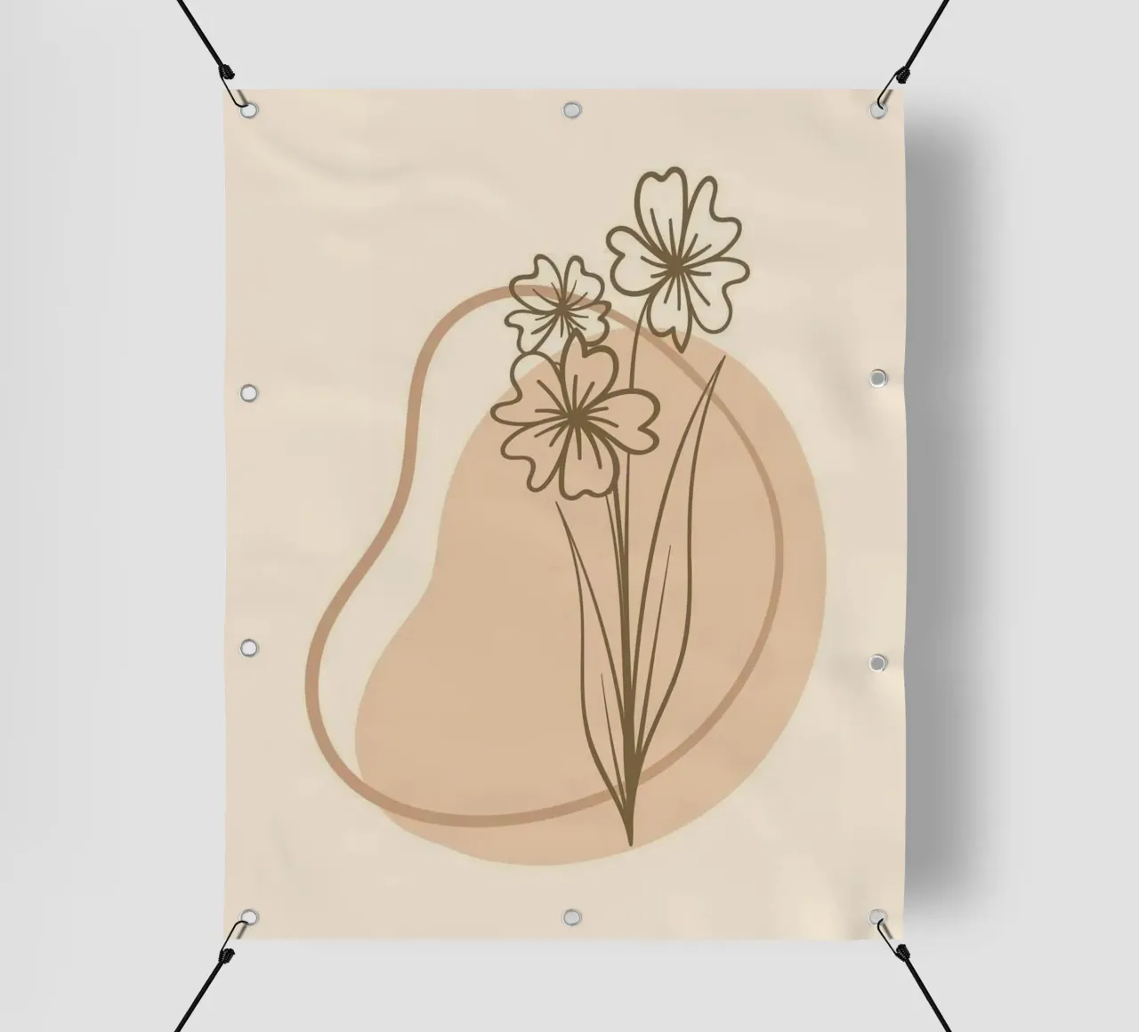 line shape flower telo in pvc da Good days