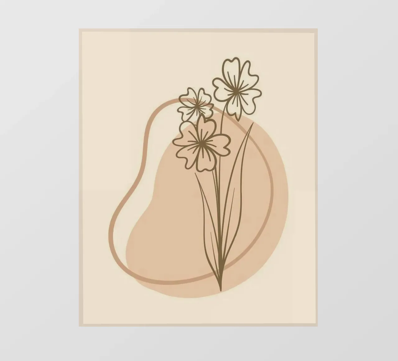 line shape flower telo in pvc da Good days