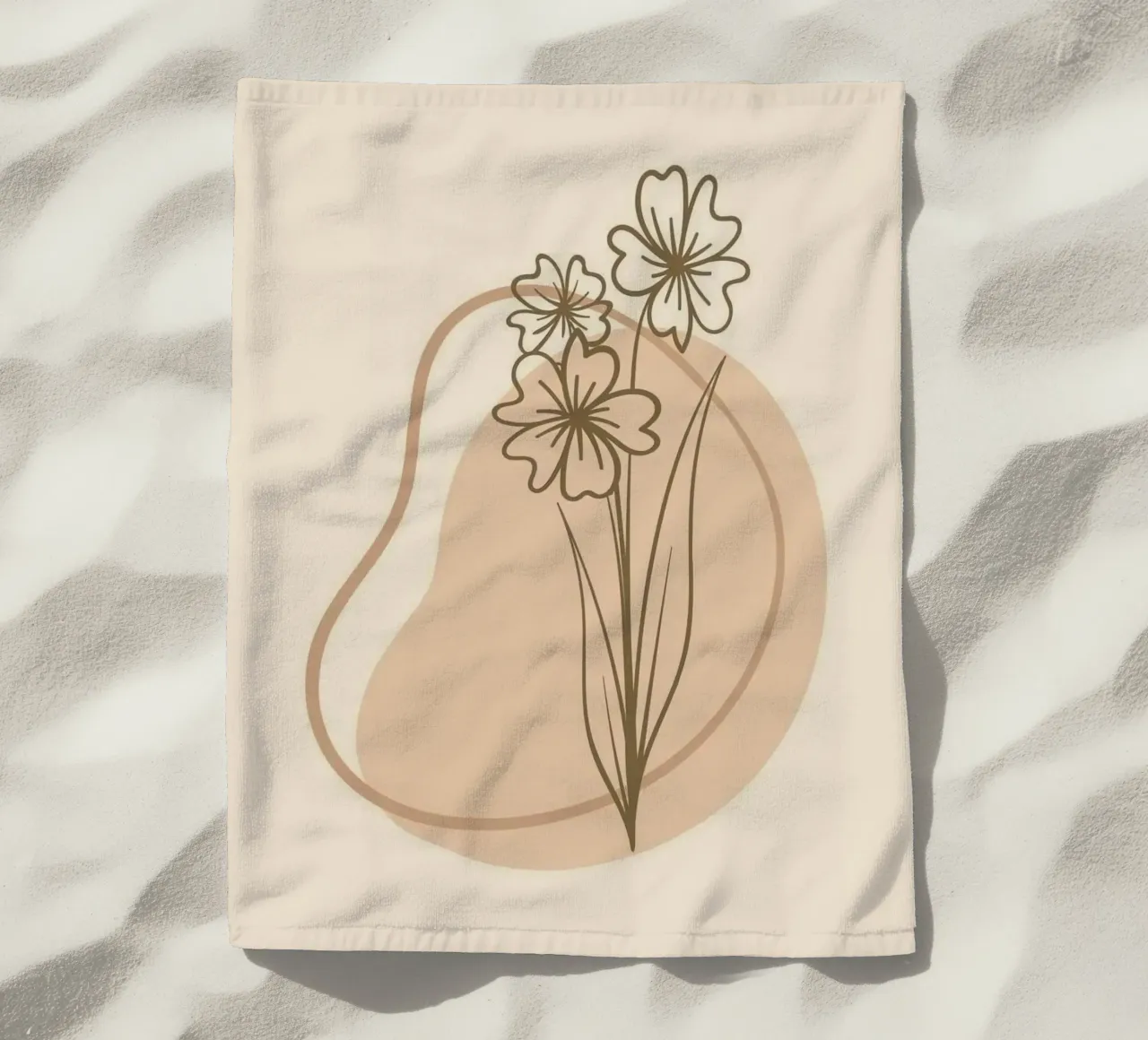 line shape flower telo mare da Good days