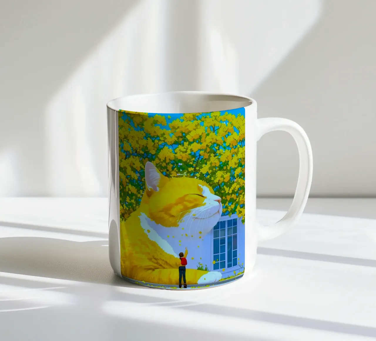 cat on the house tazza in ceramica da Good days