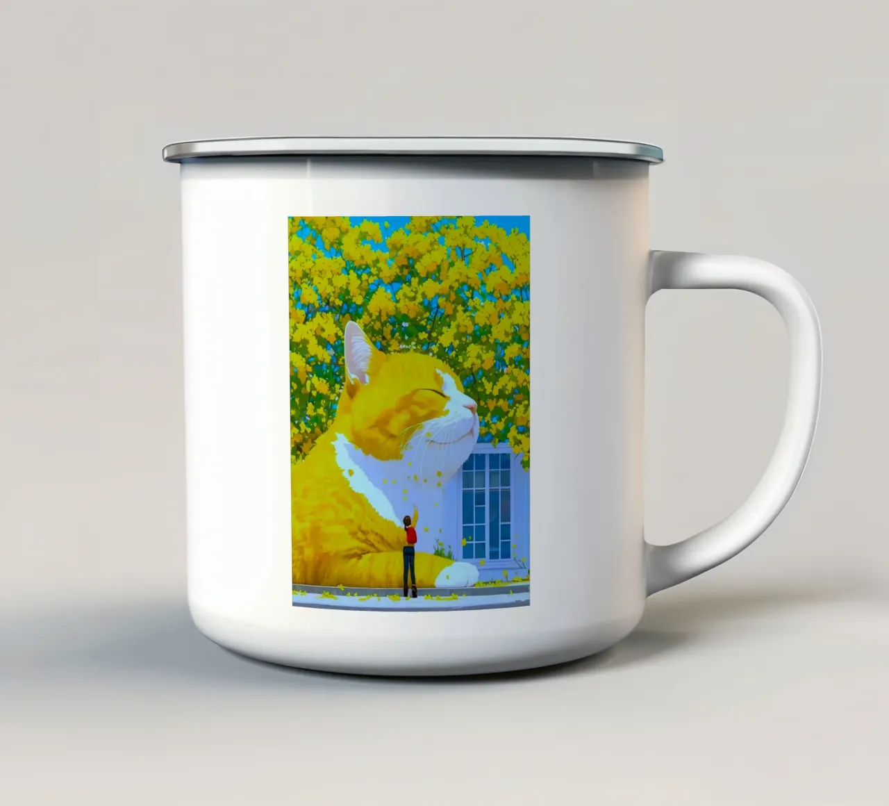cat on the house tazza in smalto da Good days