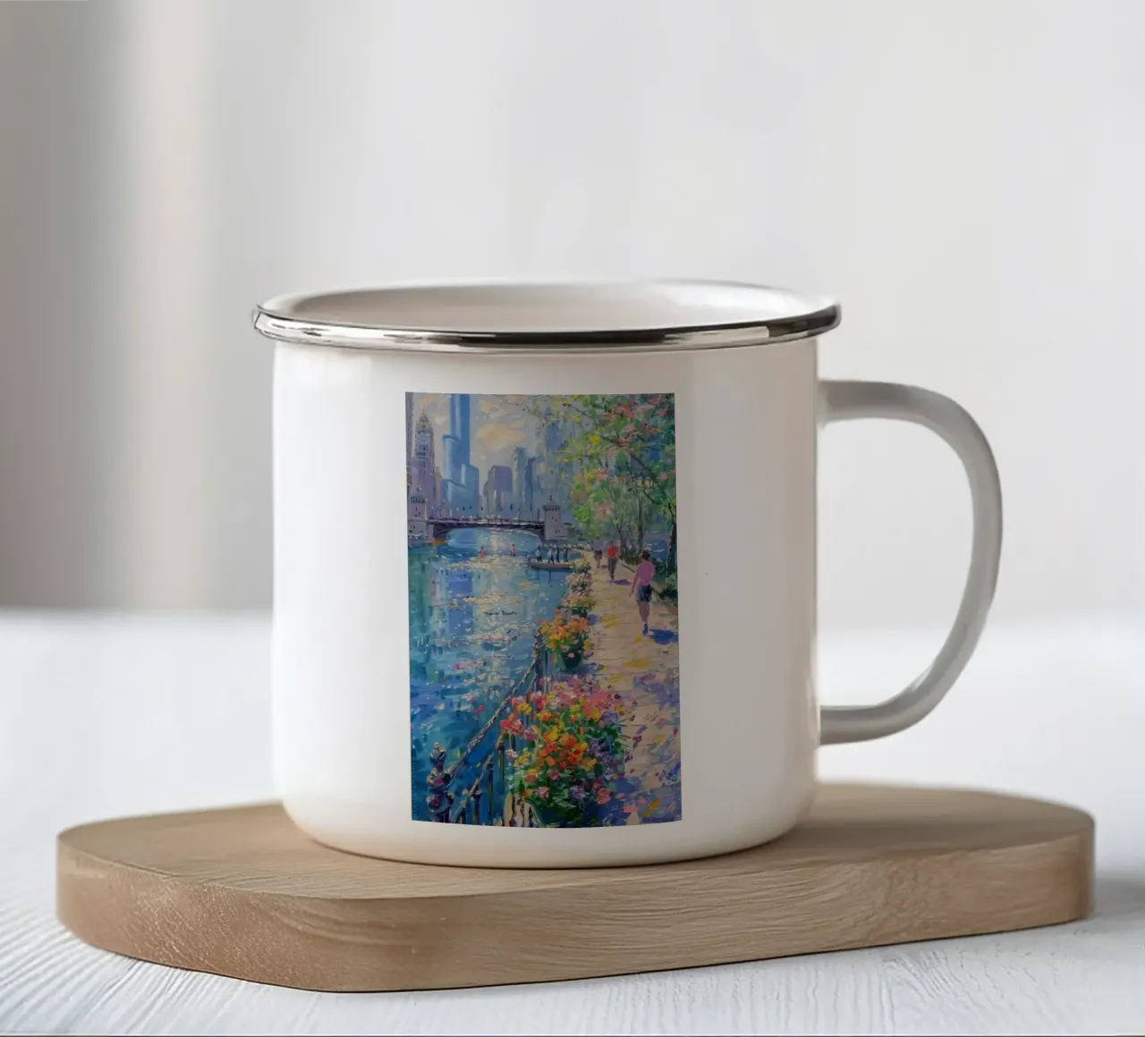 walking in dream way tazza in smalto da Good days
