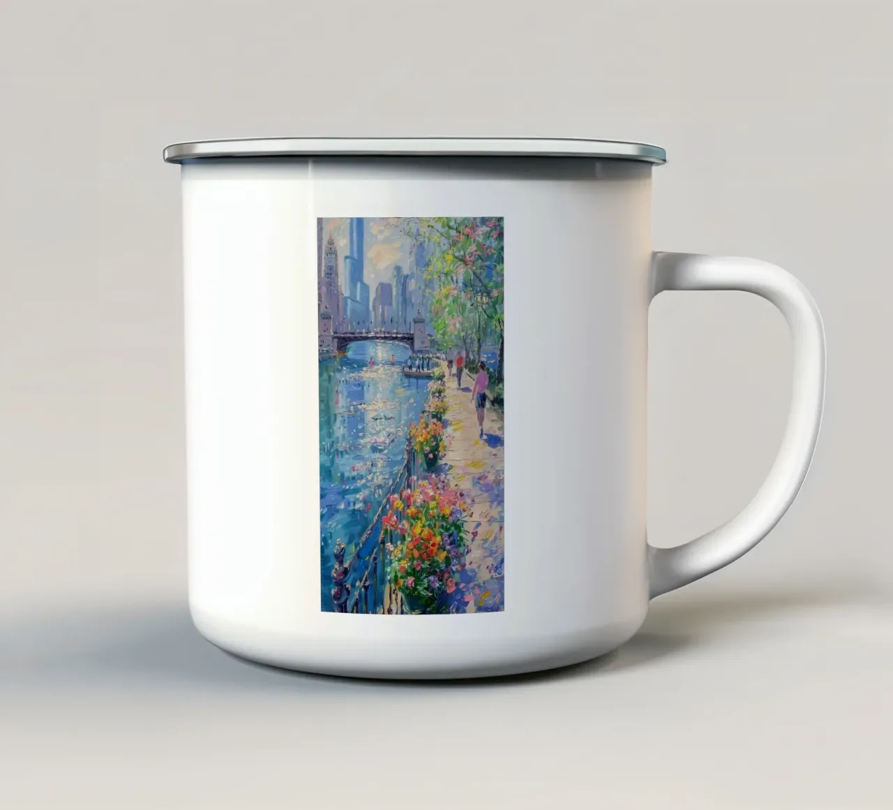 walking in dream way tazza in smalto da Good days