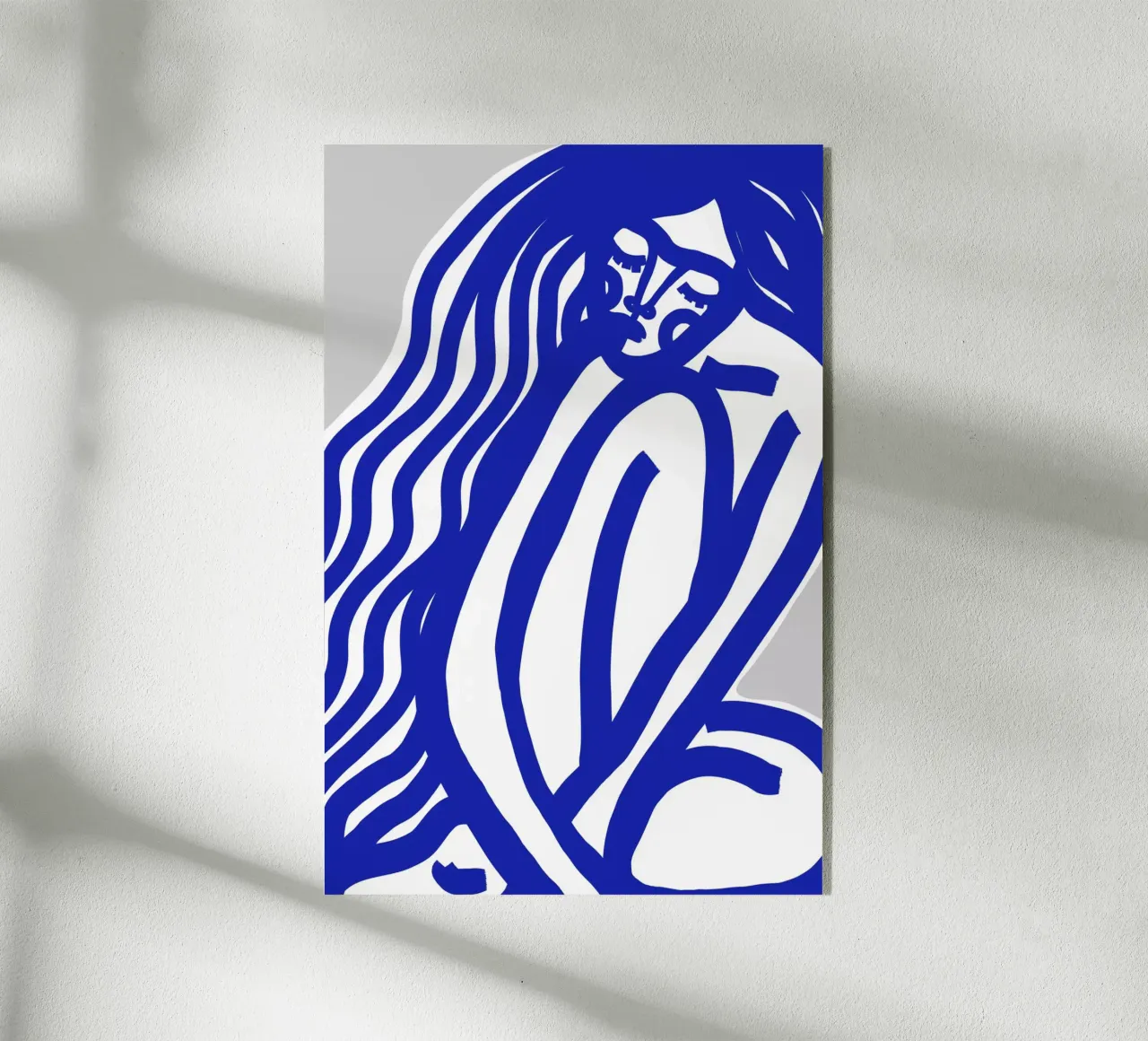 The Silence (blue) acryl van treechild