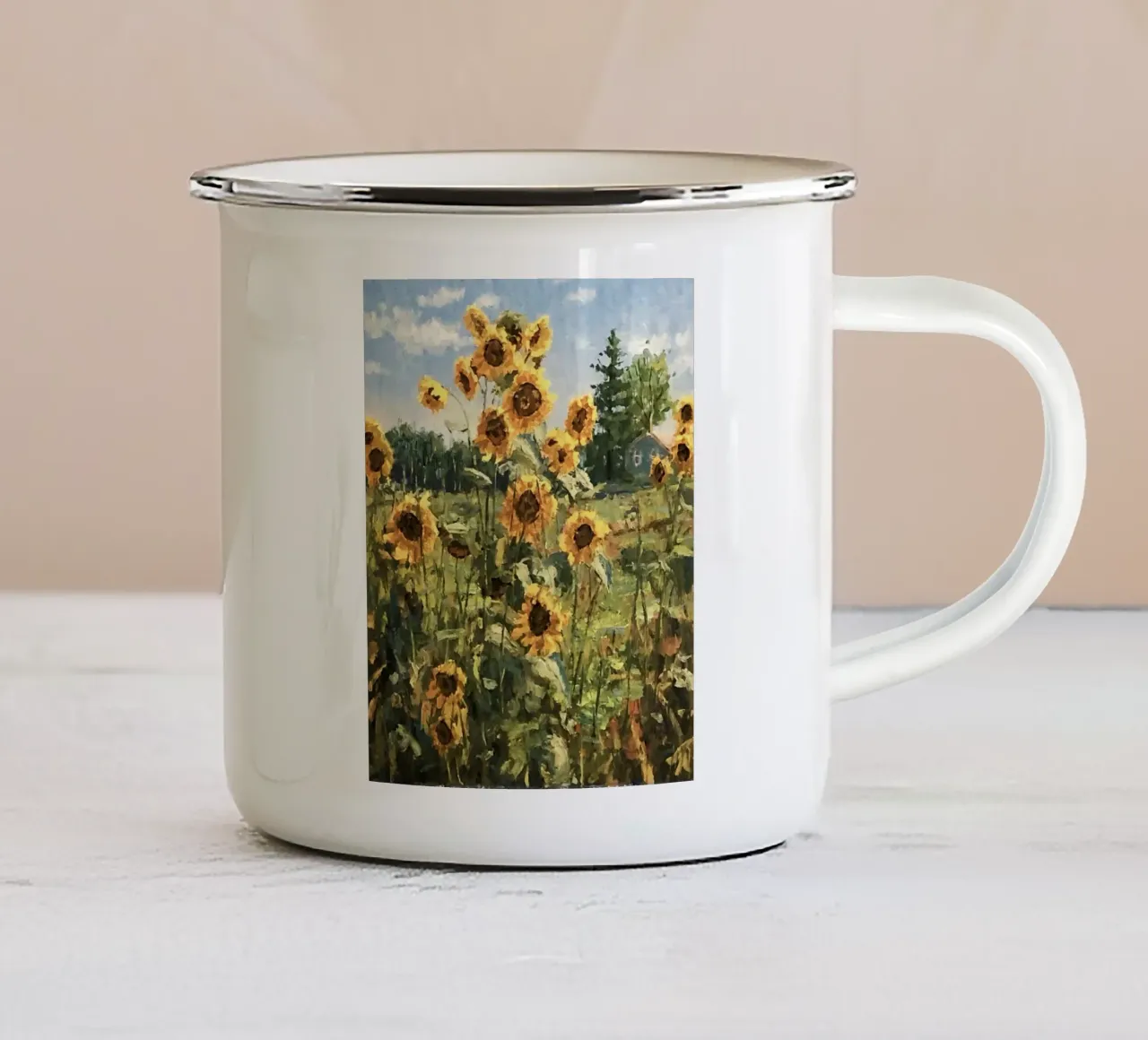 sunflower high tazza in smalto da Good days