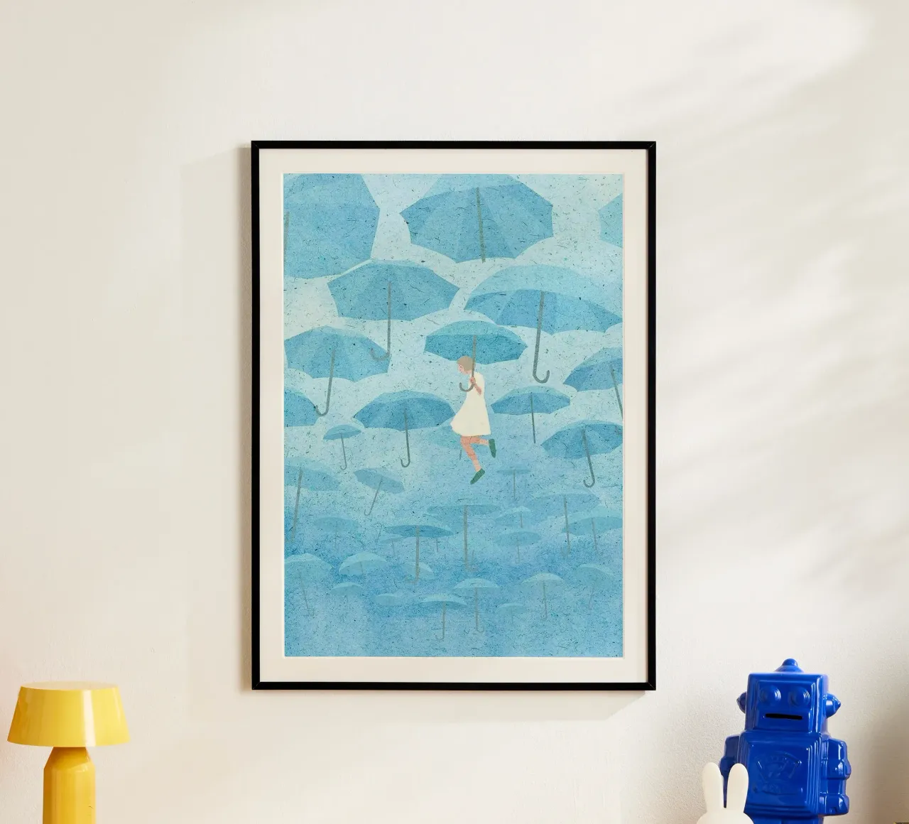 umbrella on water poster da lily