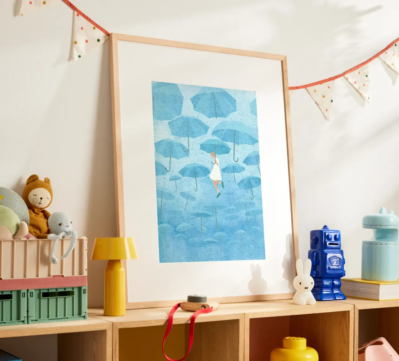 umbrella on water poster da lily
