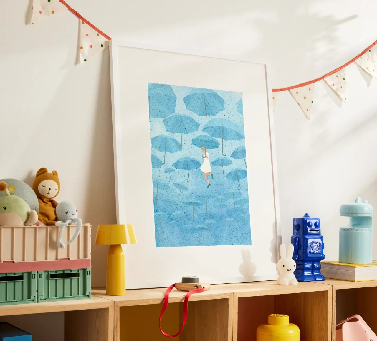 umbrella on water poster da lily