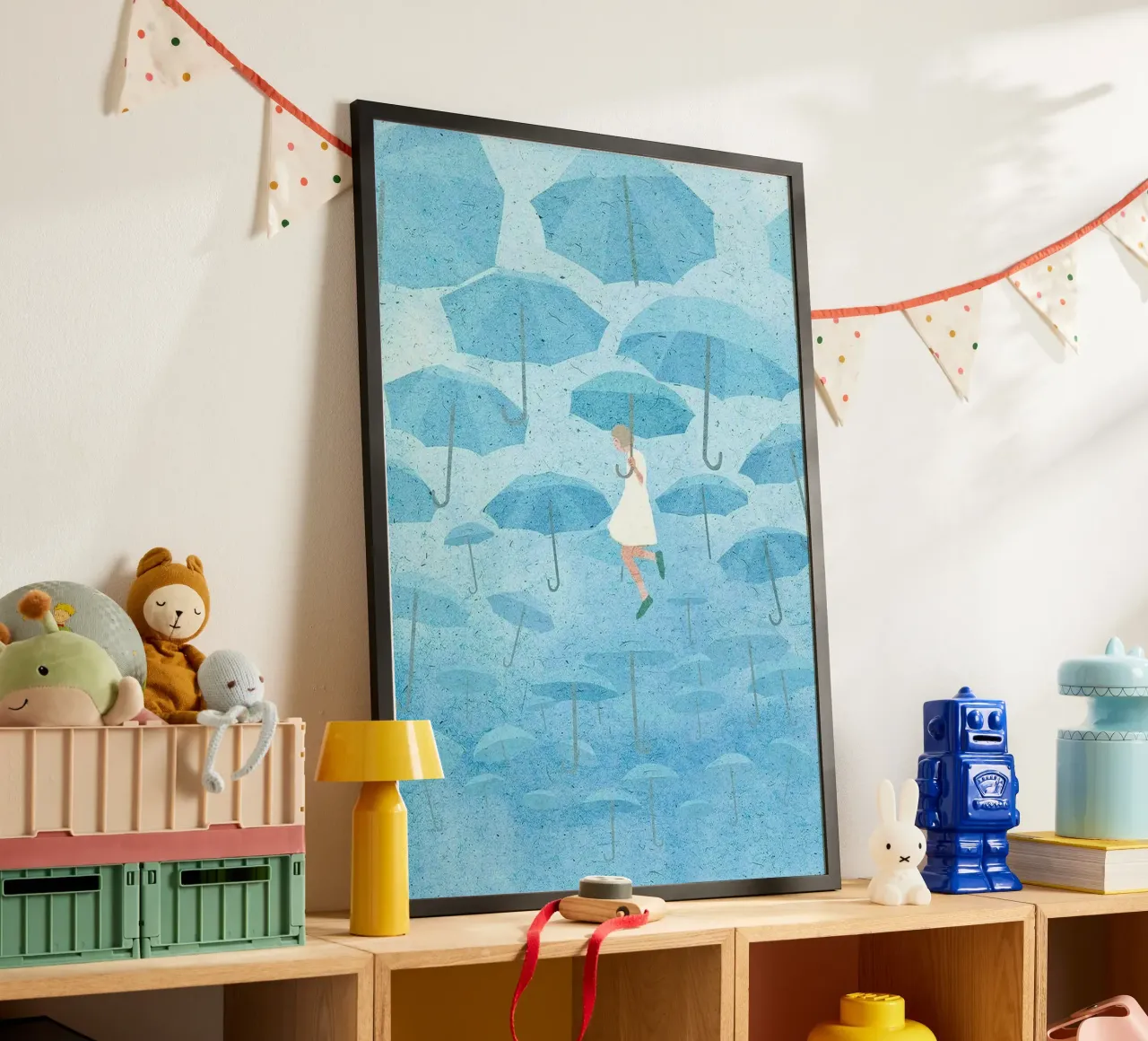 umbrella on water poster da lily