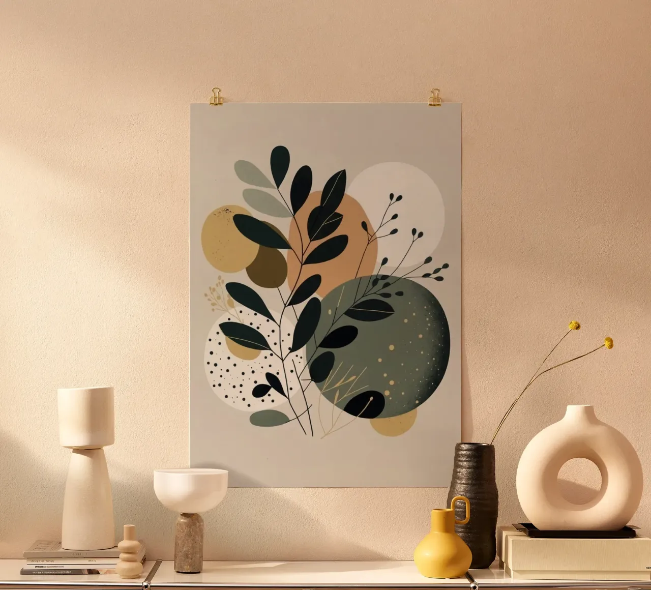 colorful shape and nature poster da Good days