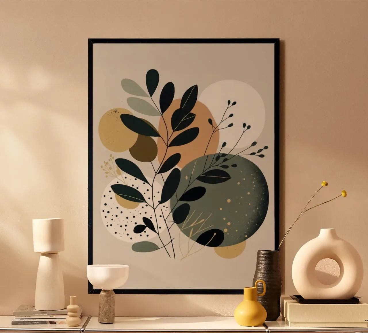 colorful shape and nature poster da Good days
