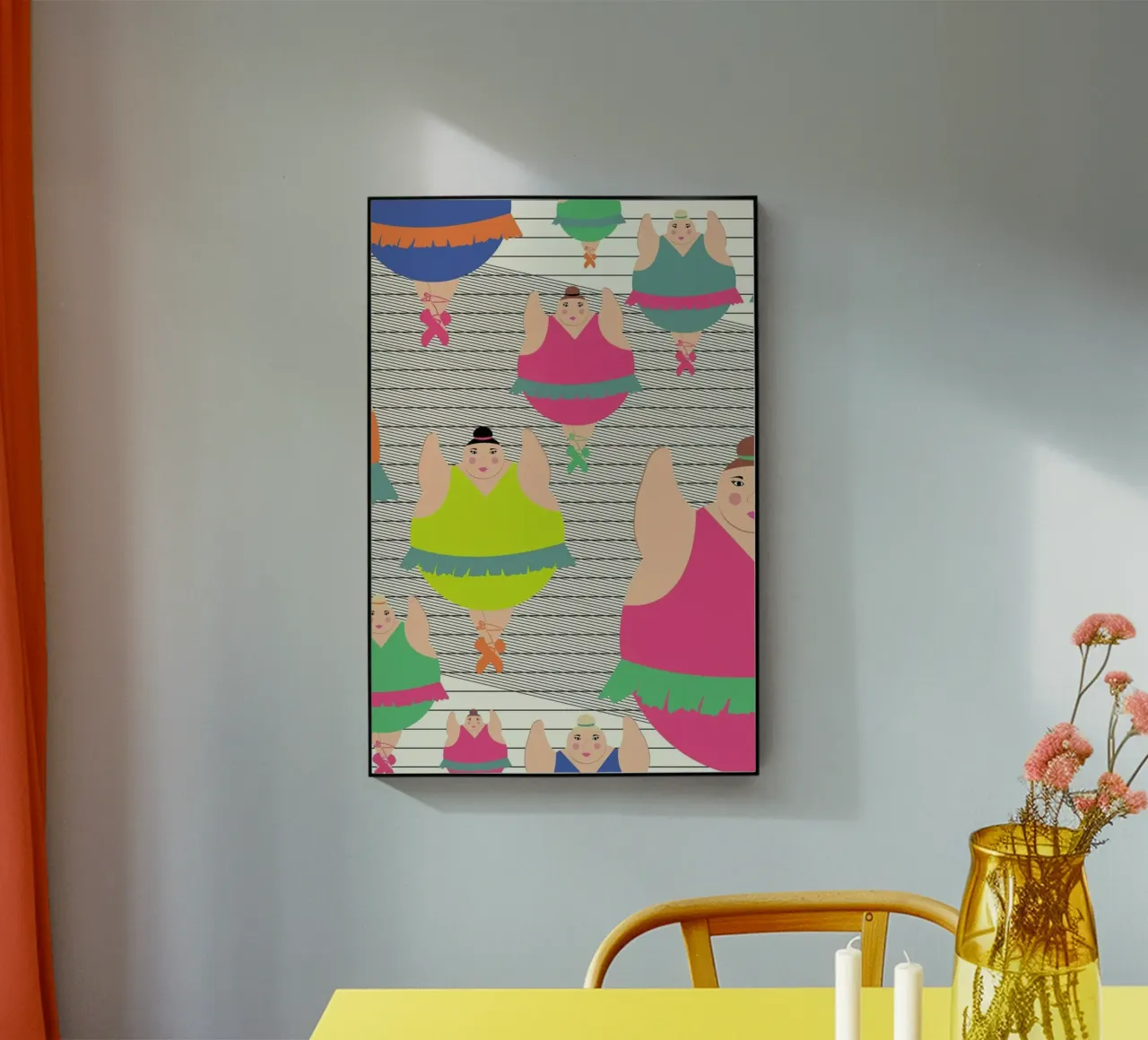 Modern Dancers plexiglass da Maria Kritzas