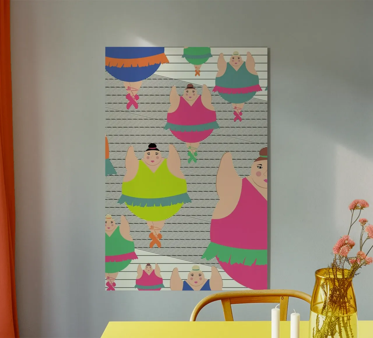 Modern Dancers plexiglass da Maria Kritzas