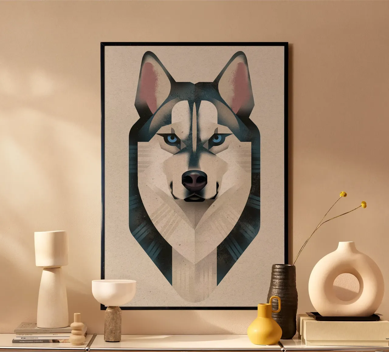 Husky siberiano poster da David Jackson