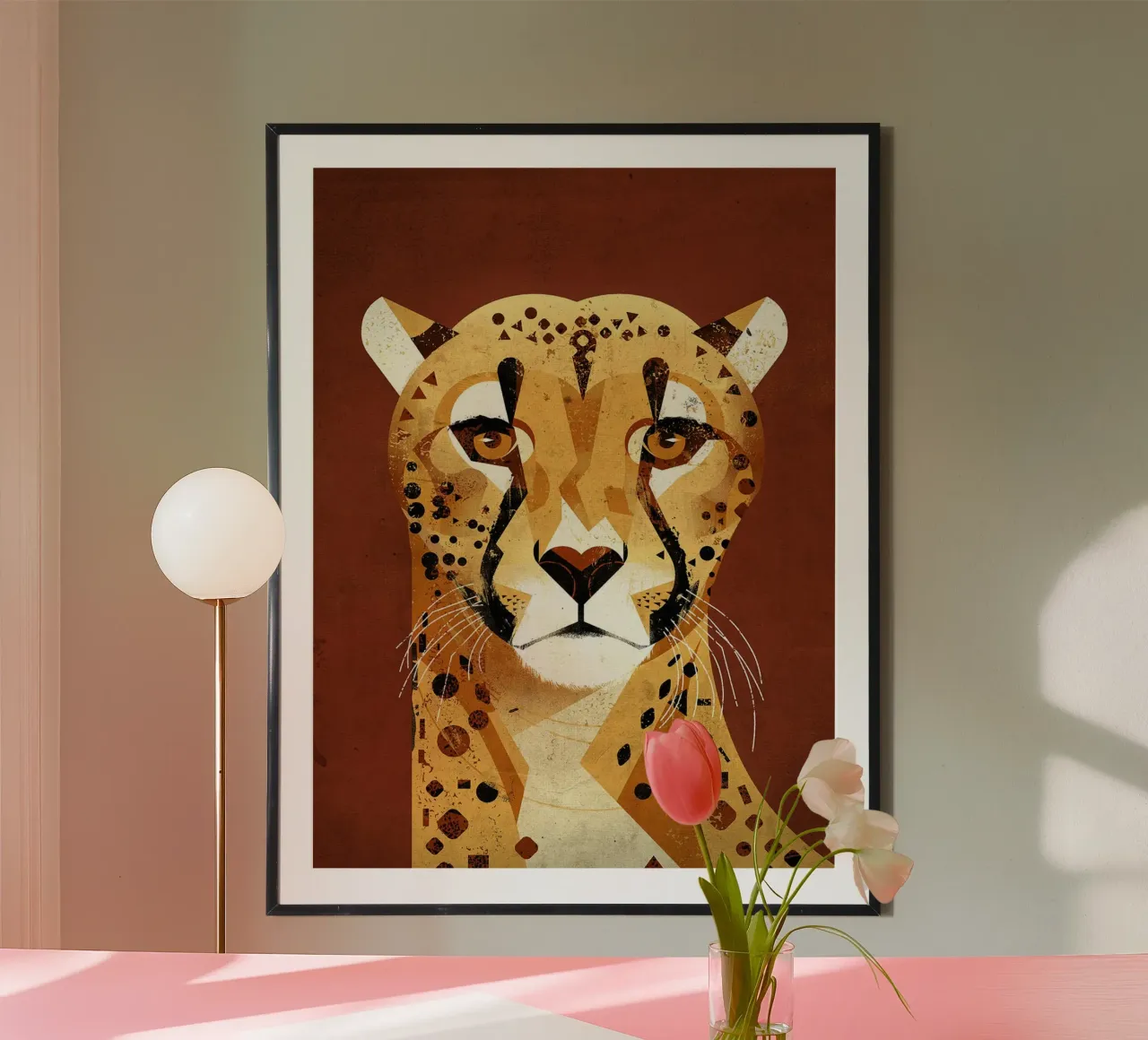 Ghepardo di Dieter Braun poster da David Jackson