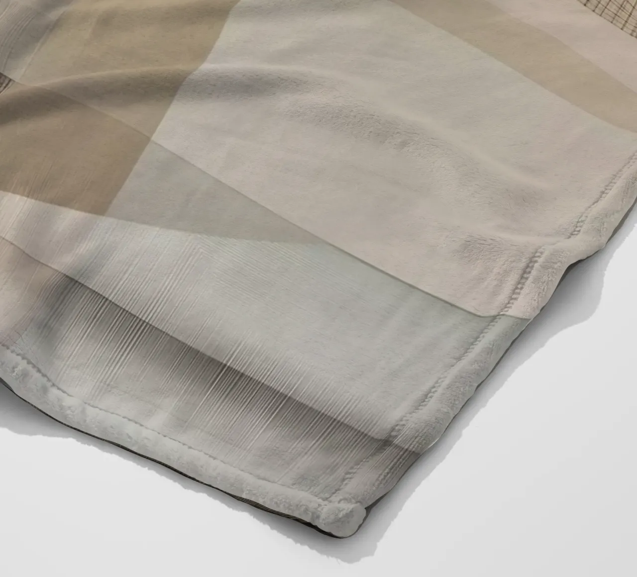 Abstract shapes fleece blanket by Imagine