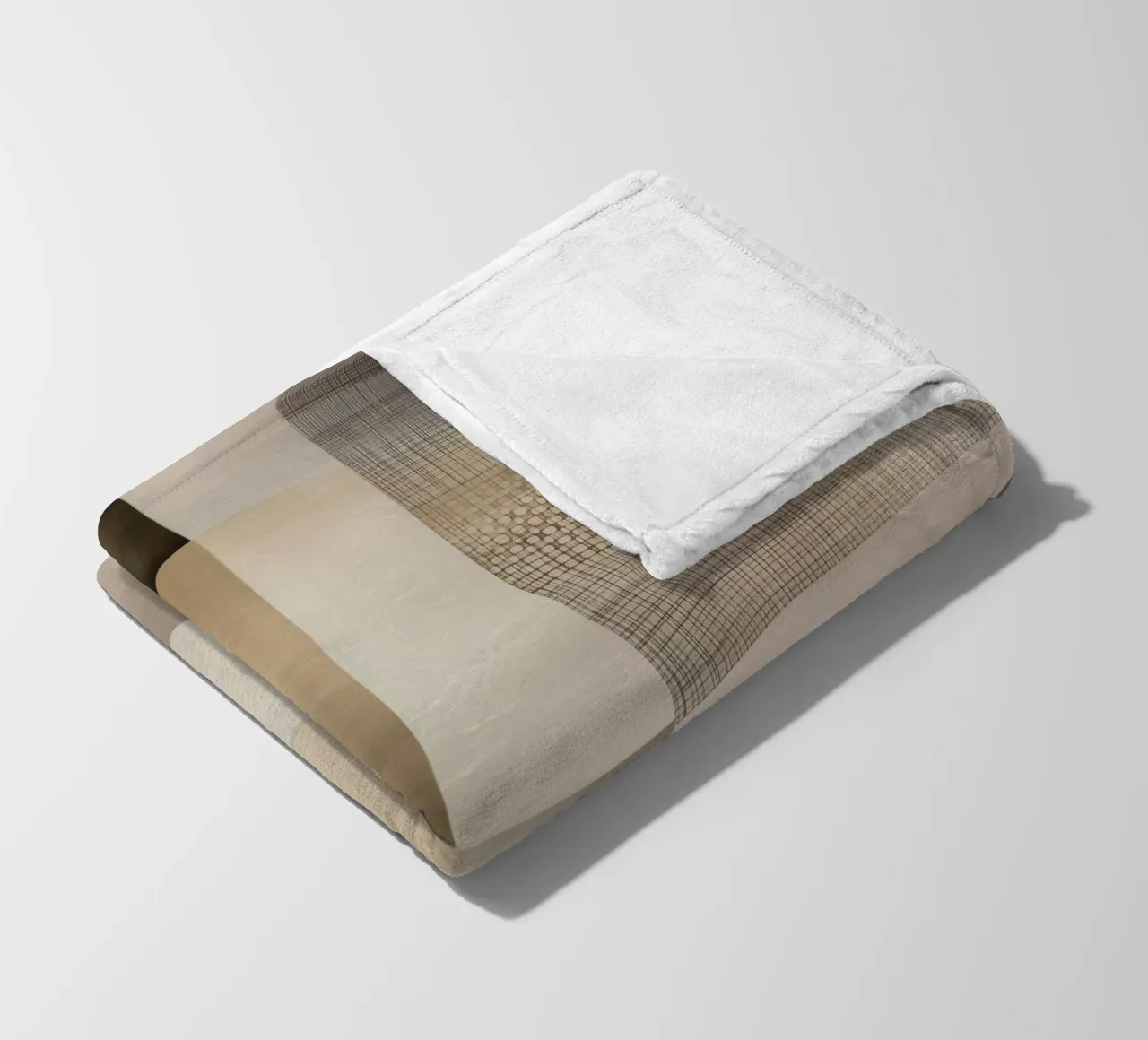 Abstract shapes fleece blanket by Imagine