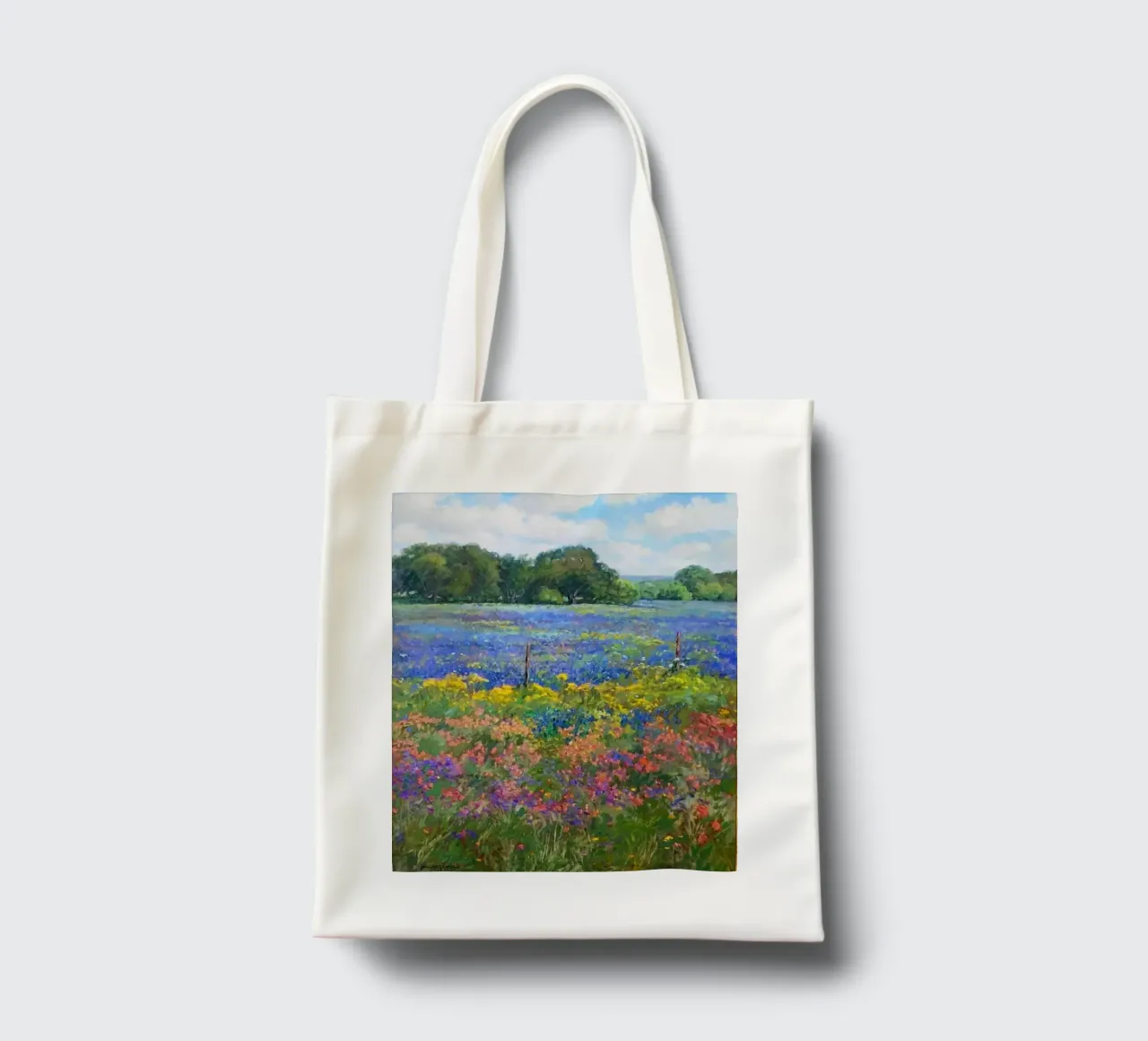 gradient color flower borsa in juta da Good days