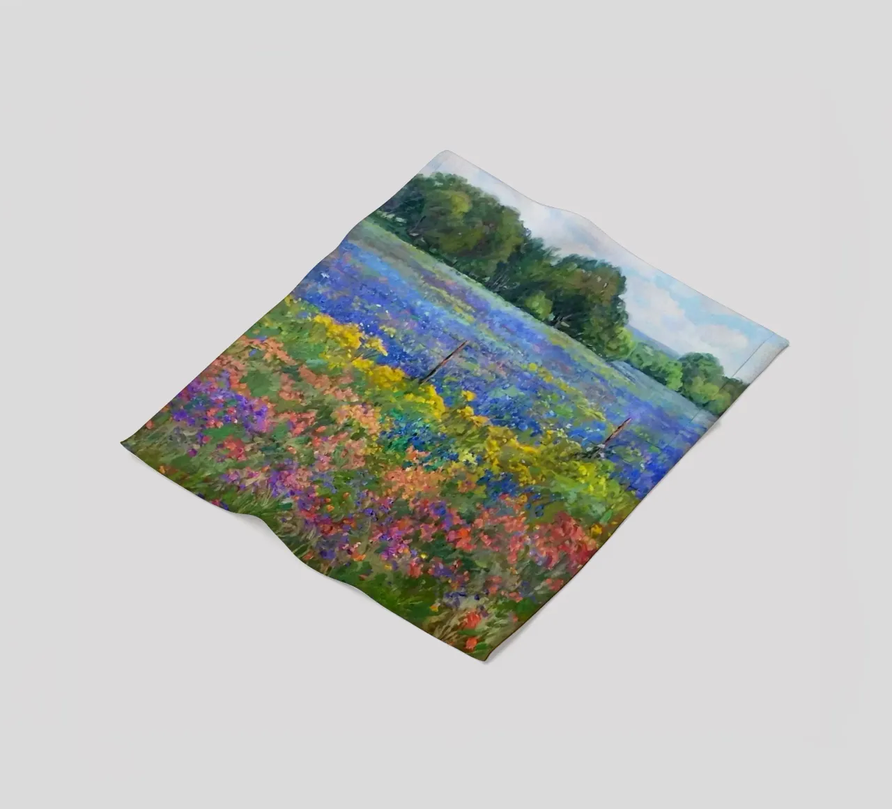 gradient color flower coperta in pile da Good days