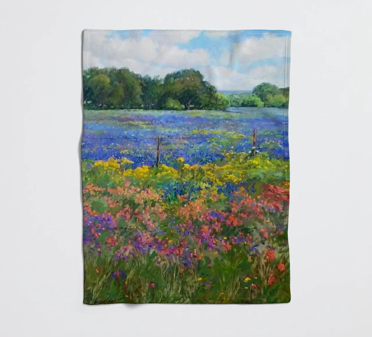 gradient color flower coperta in pile da Good days