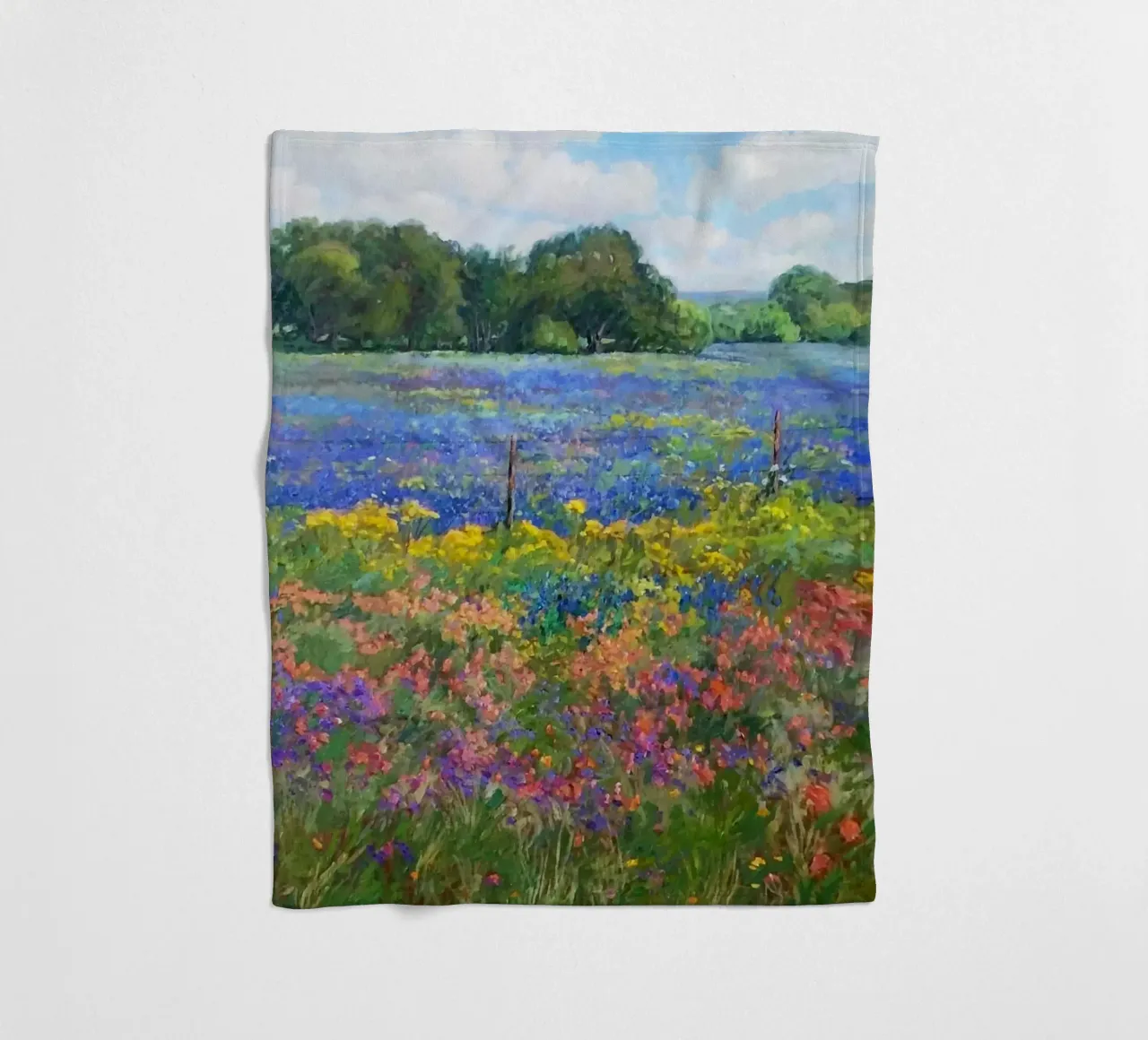 gradient color flower coperta in pile da Good days