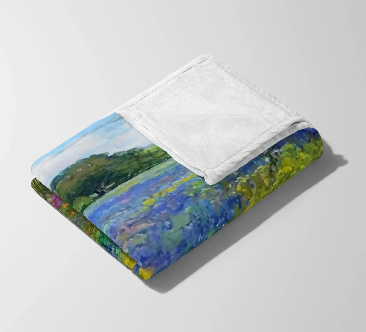 gradient color flower coperta in pile da Good days