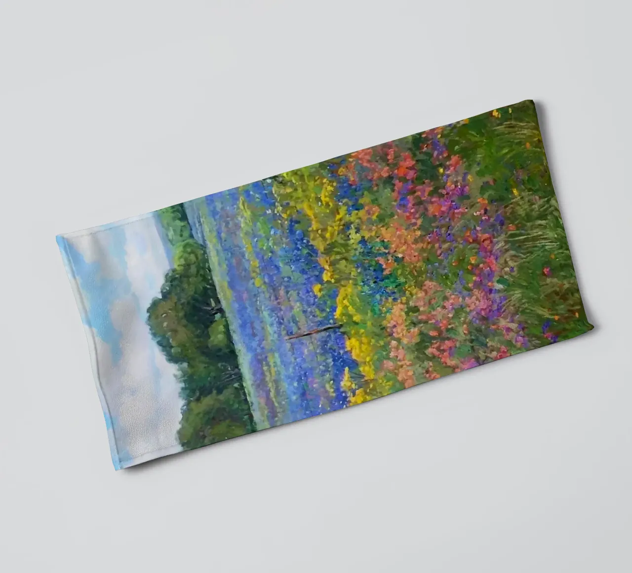 gradient color flower asciugamano da bagno da Good days